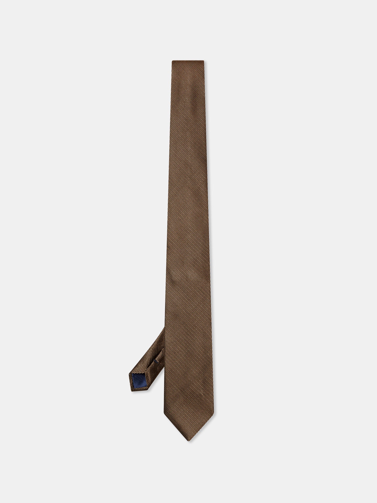 Semi Plain Tie 100% Silk 7,5cm - Image 3