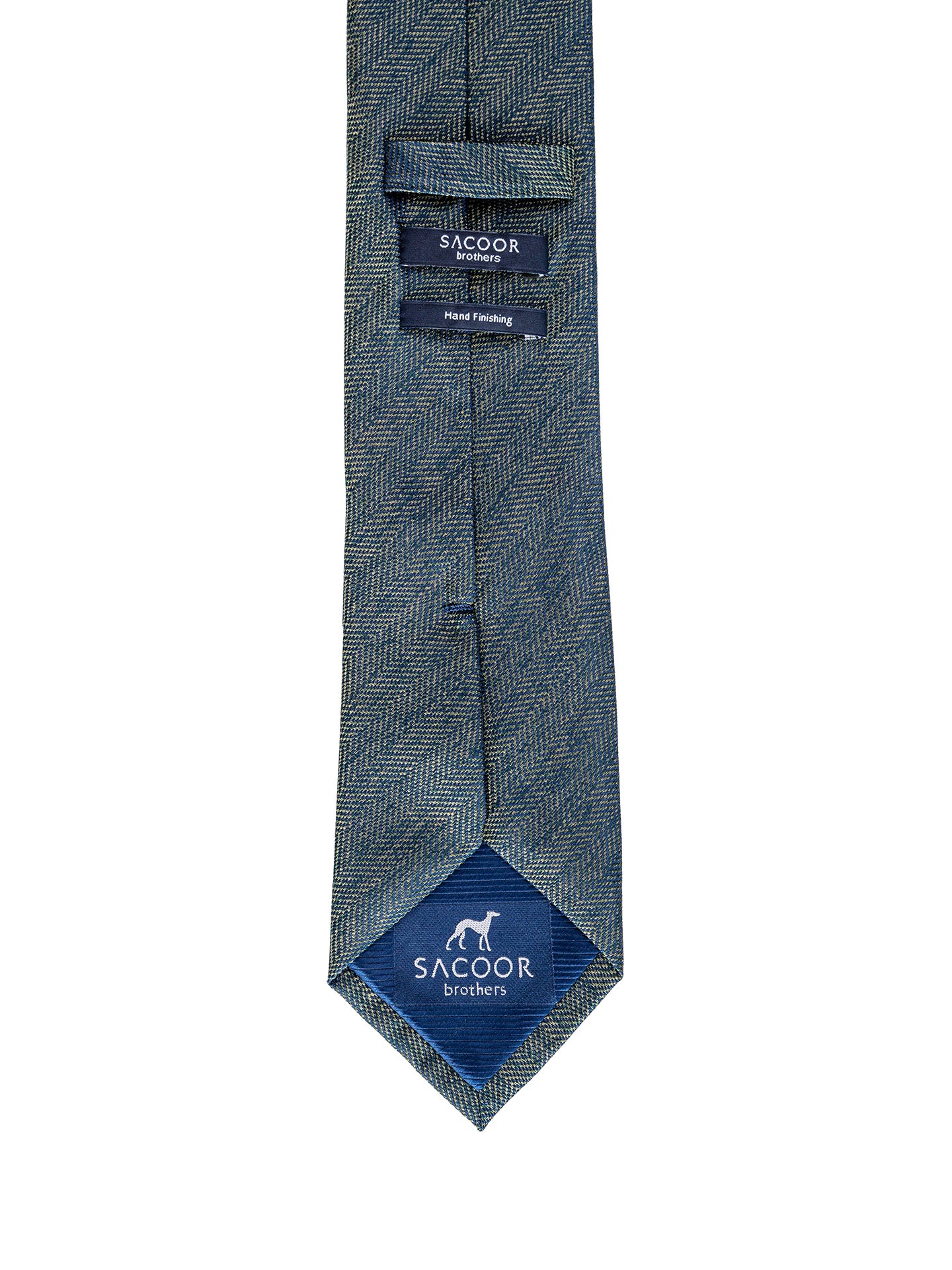 Semi Plain Tie 100% Silk 7,5cm - Image 10