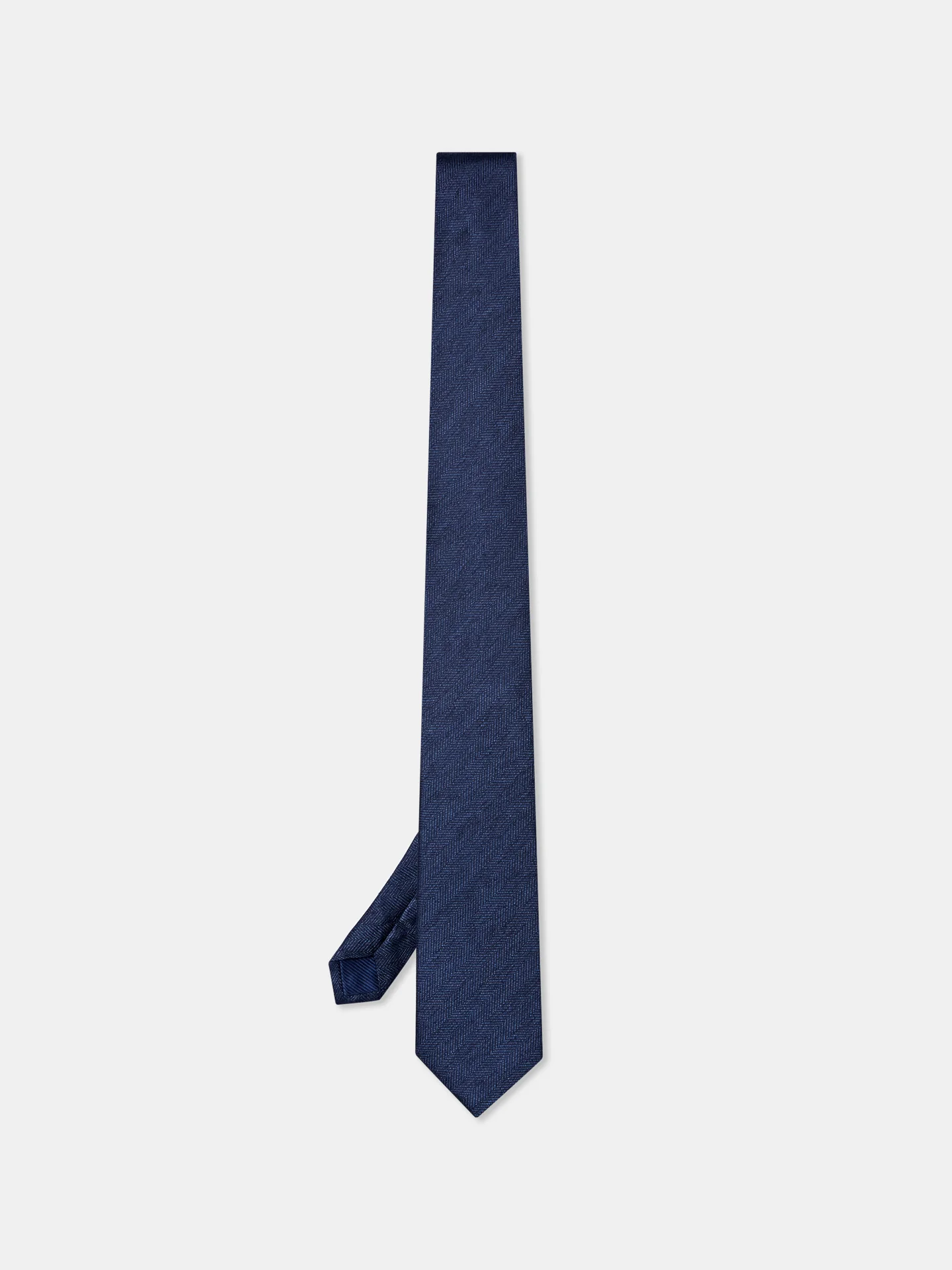 Semi Plain Tie 100% Silk 7,5cm - Image 12