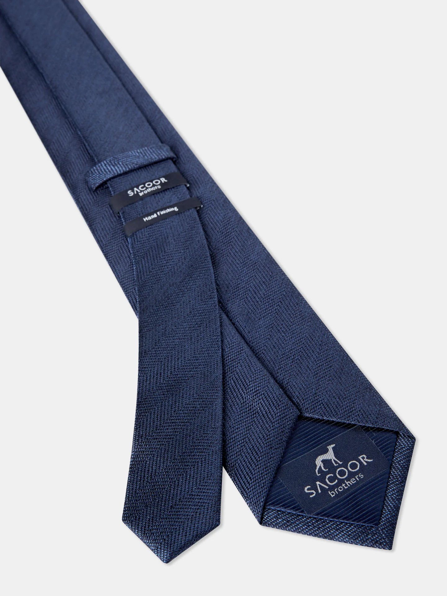Semi Plain Tie 100% Silk 7,5cm - Image 13