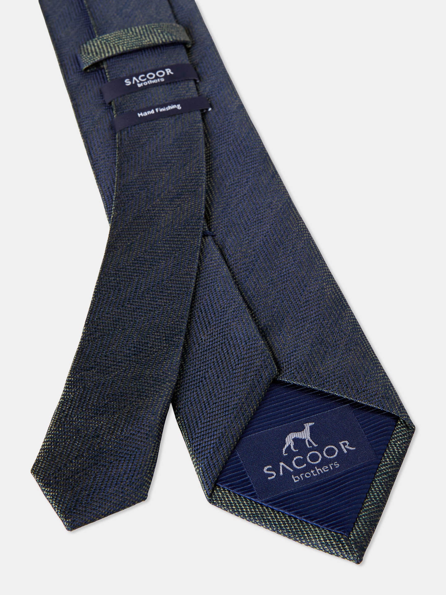 Semi Plain Tie 100% Silk 7,5cm - Image 6