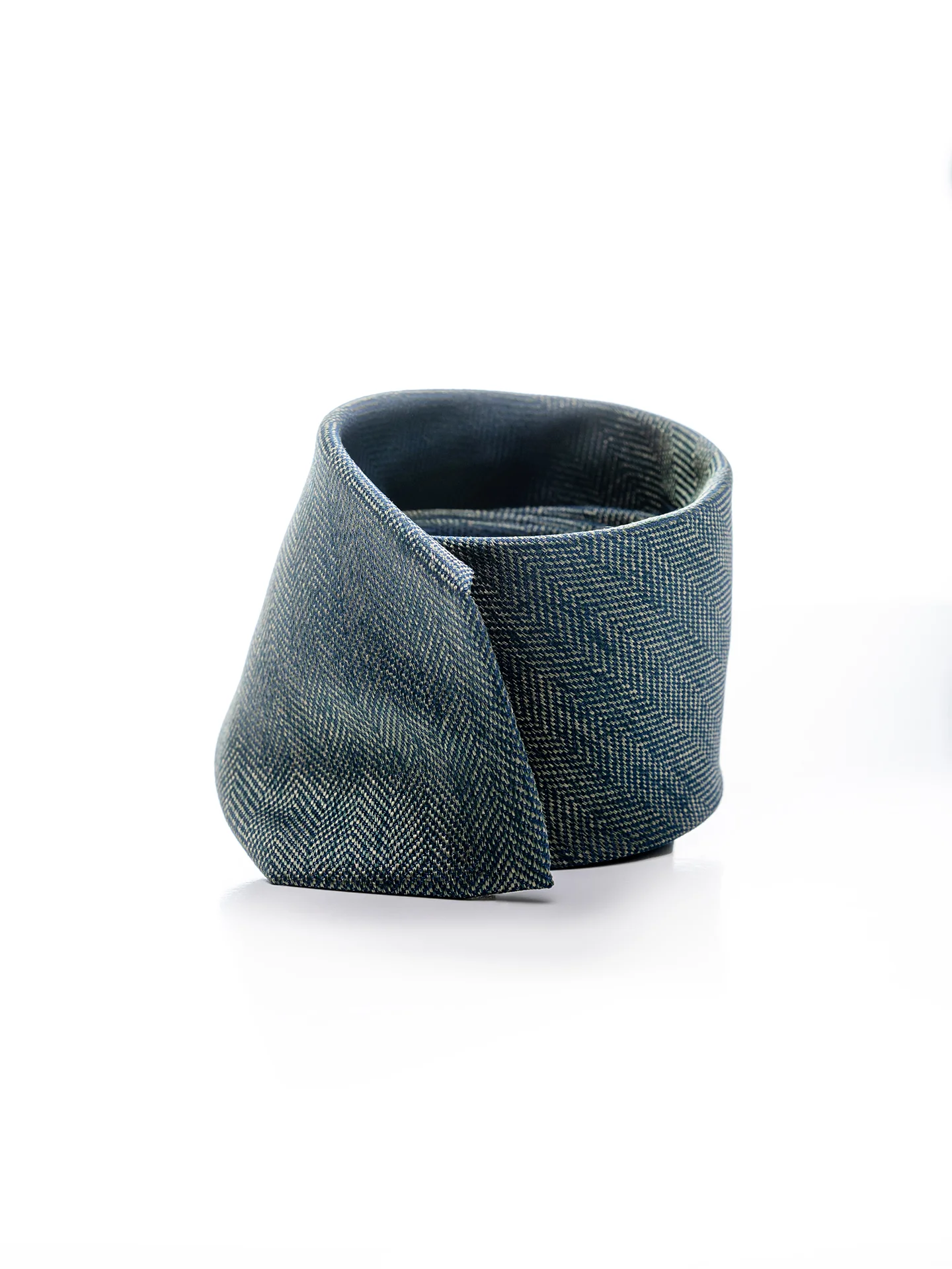 Semi Plain Tie 100% Silk 7,5cm - Image 8