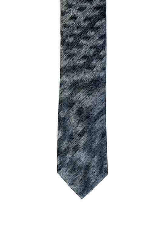 Semi Plain Tie 100% Silk 7,5cm - Image 9