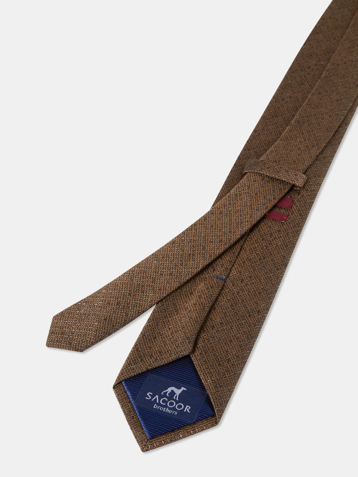 Semi Plain Tie 100% Silk 7,5cm - Image 4