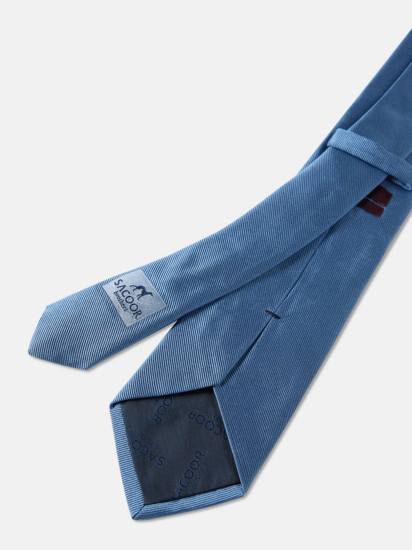 Semi Plain Tie 100% Silk 8cm - Image 12