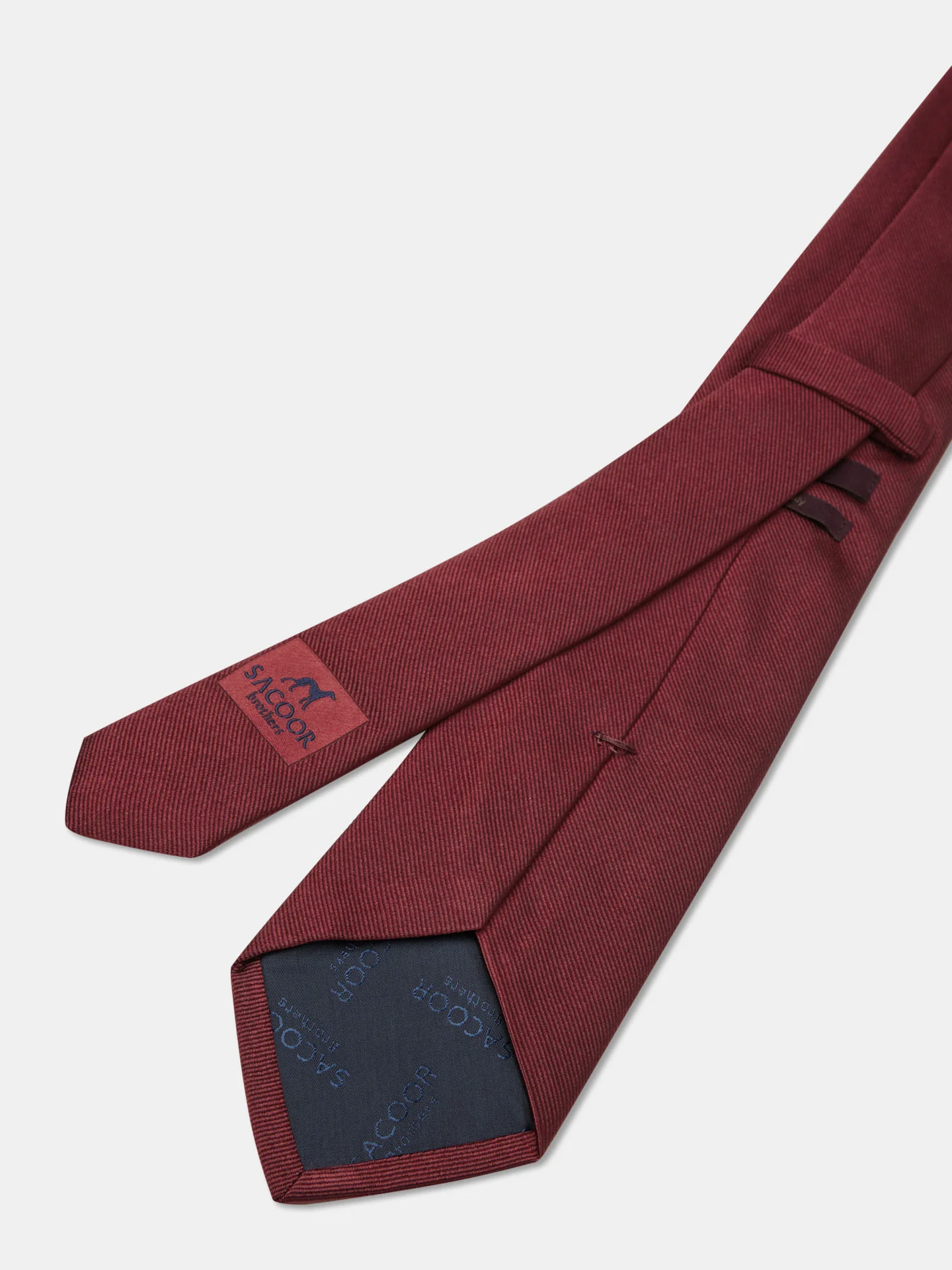 Semi Plain Tie 100% Silk 8cm - Image 14