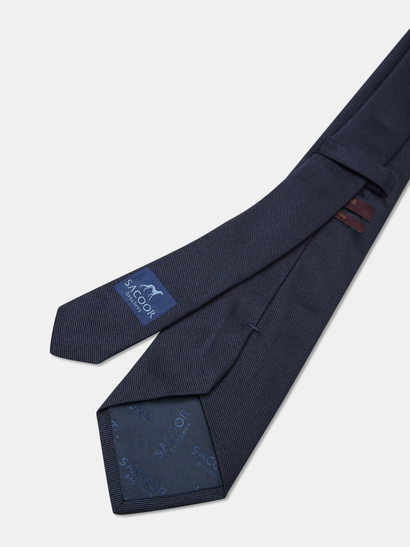 Semi Plain Tie 100% Silk 8cm - Image 8