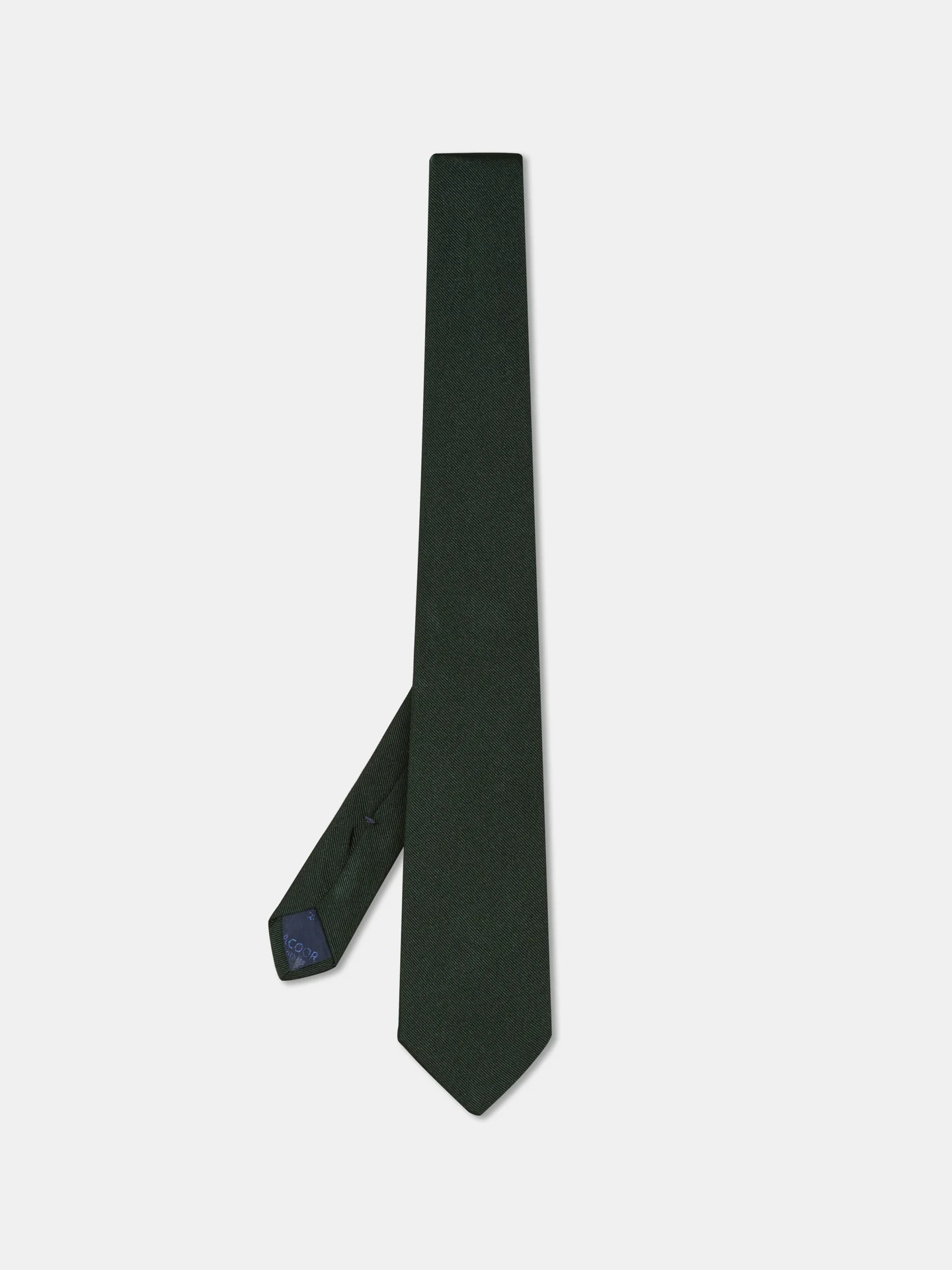 Semi Plain Tie 100% Silk 8cm - Image 9