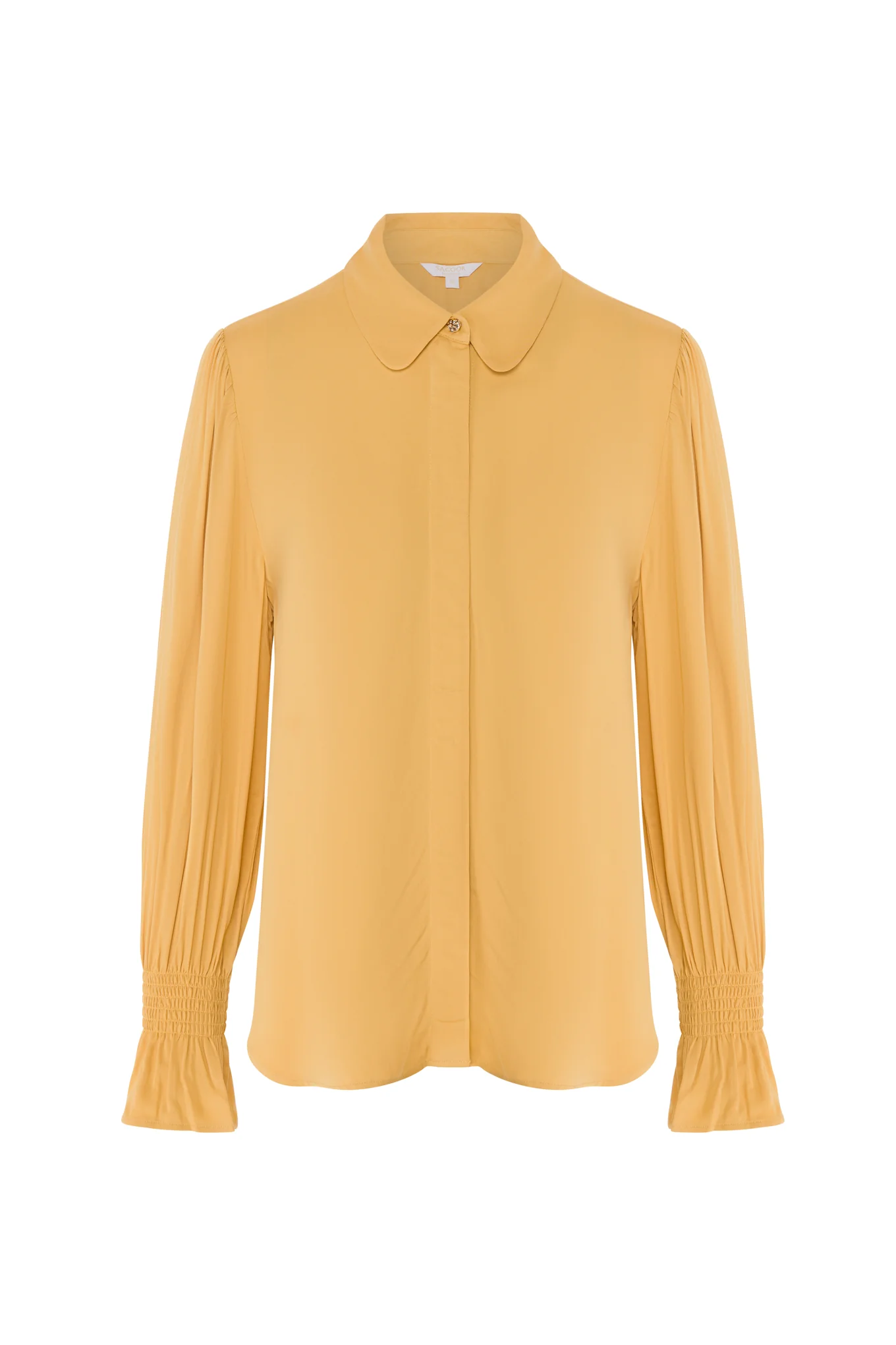 Shirt blouse with smock sleeves - Image 4