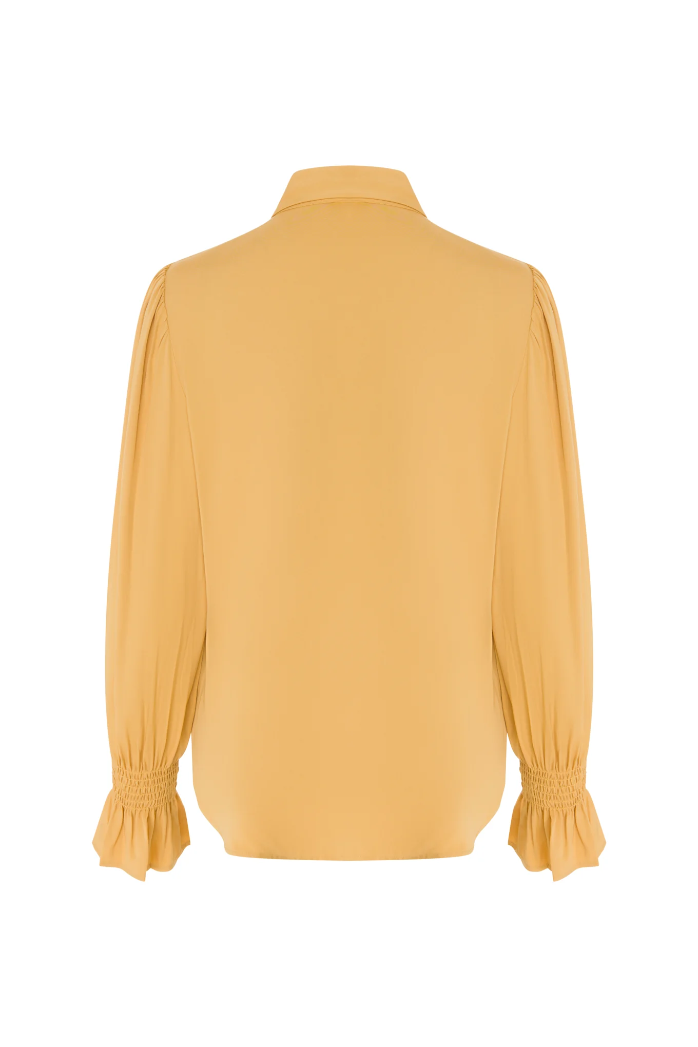 Shirt blouse with smock sleeves - Image 5