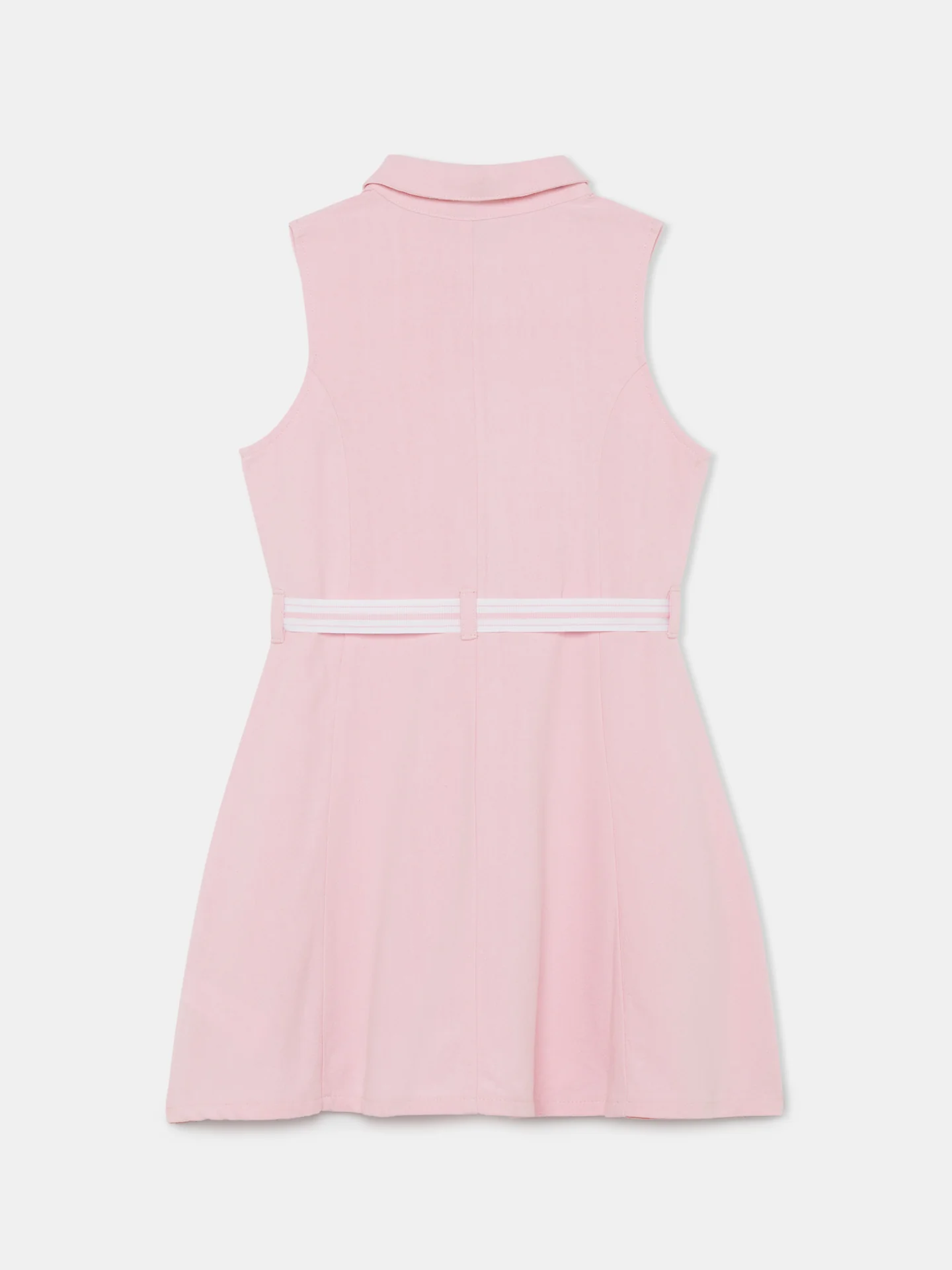 Sleeveless Belt Dress - Image 5