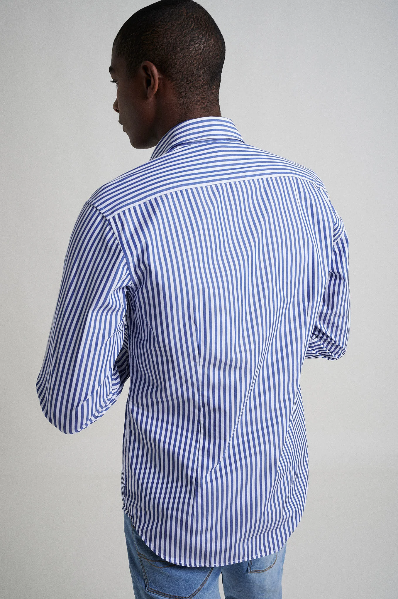 Slim fit 100% organic cotton shirt - Image 3