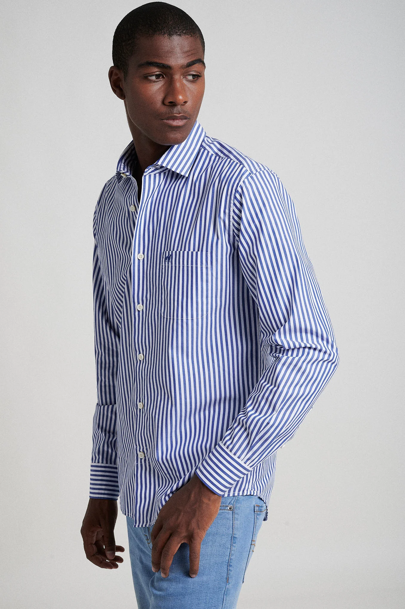 Slim fit 100% organic cotton shirt - Image 4