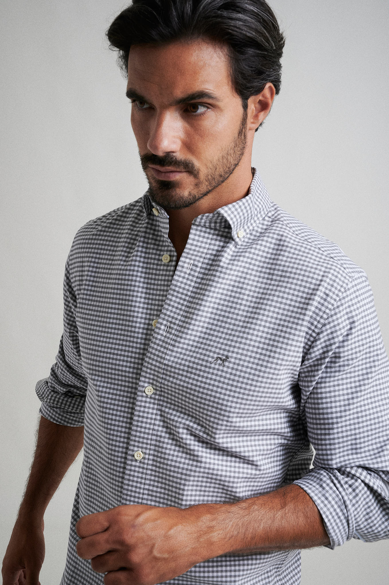 Slim fit 100% organic cotton shirt - Image 2