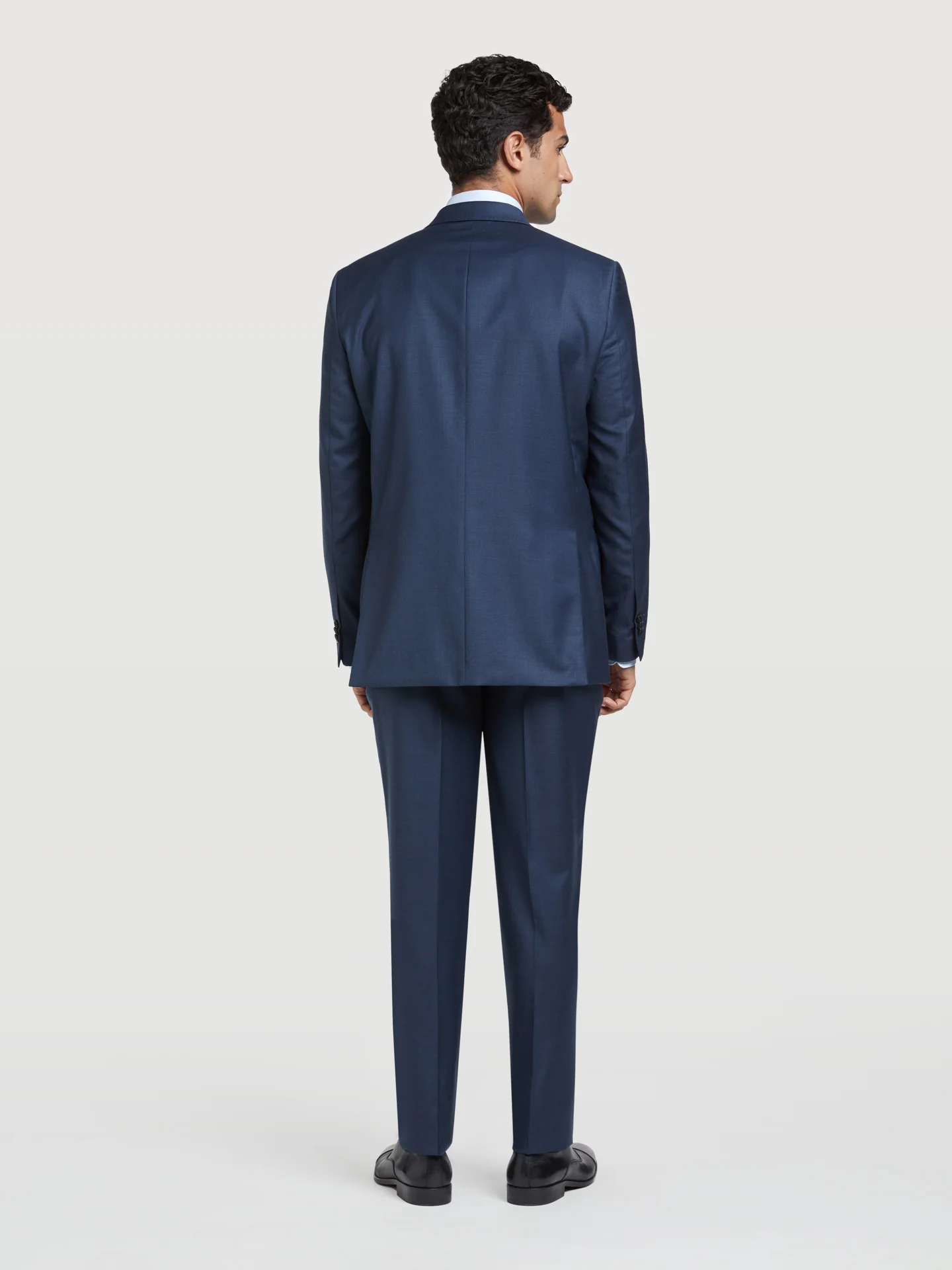 Slim Fit 4 Seasons Sharkskin Suit - Image 3