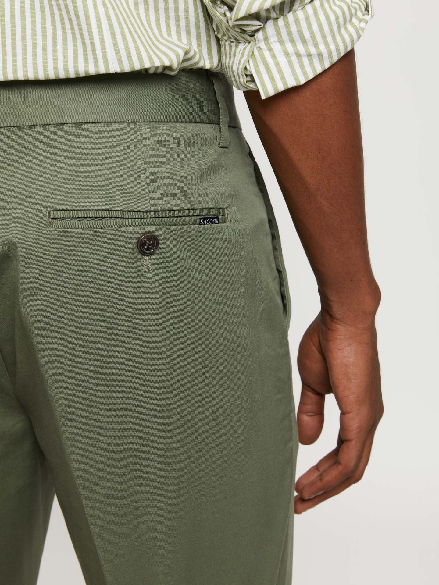 Slim fit basic chino trousers - Image 16