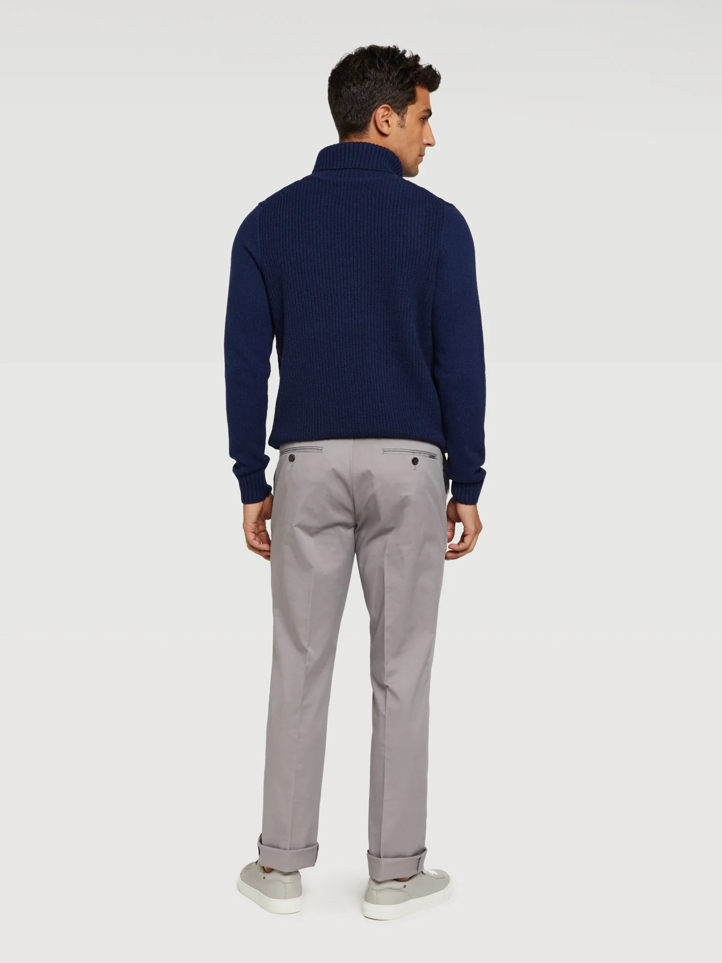 Slim fit basic chino trousers - Image 18