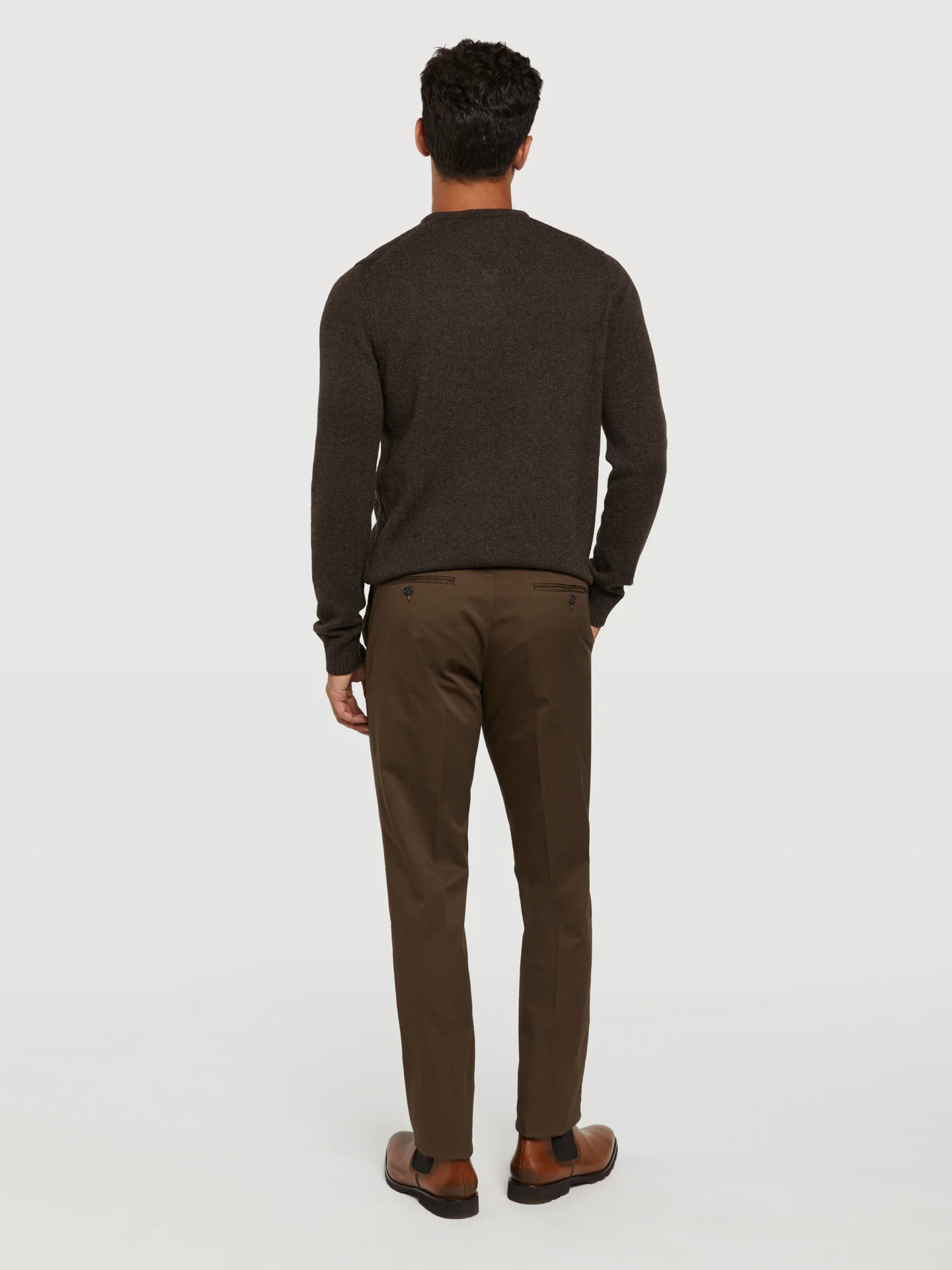 Slim fit basic chino trousers - Image 2