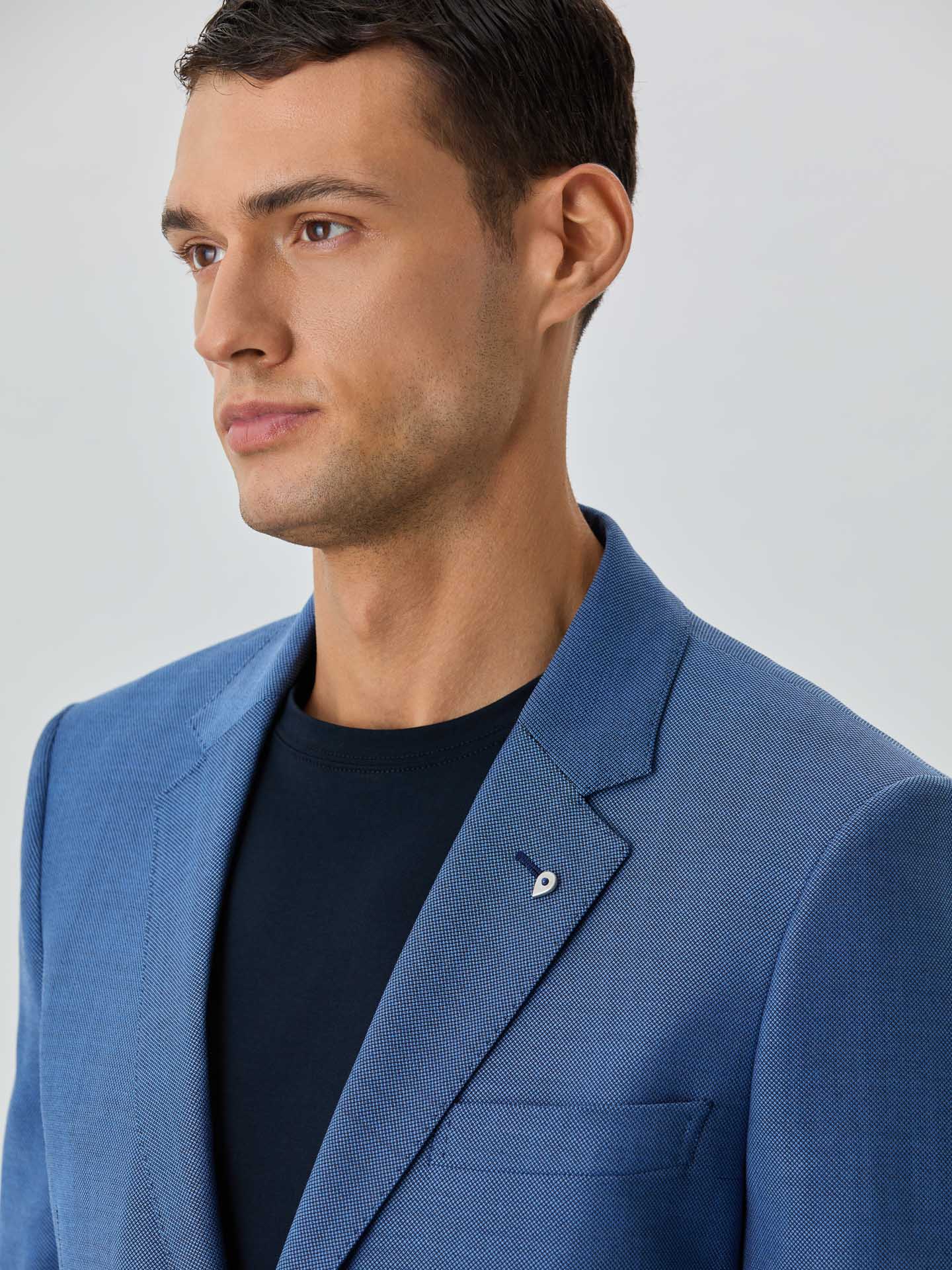 Slim Fit Birdeye Suit In Super Stretch - Image 2
