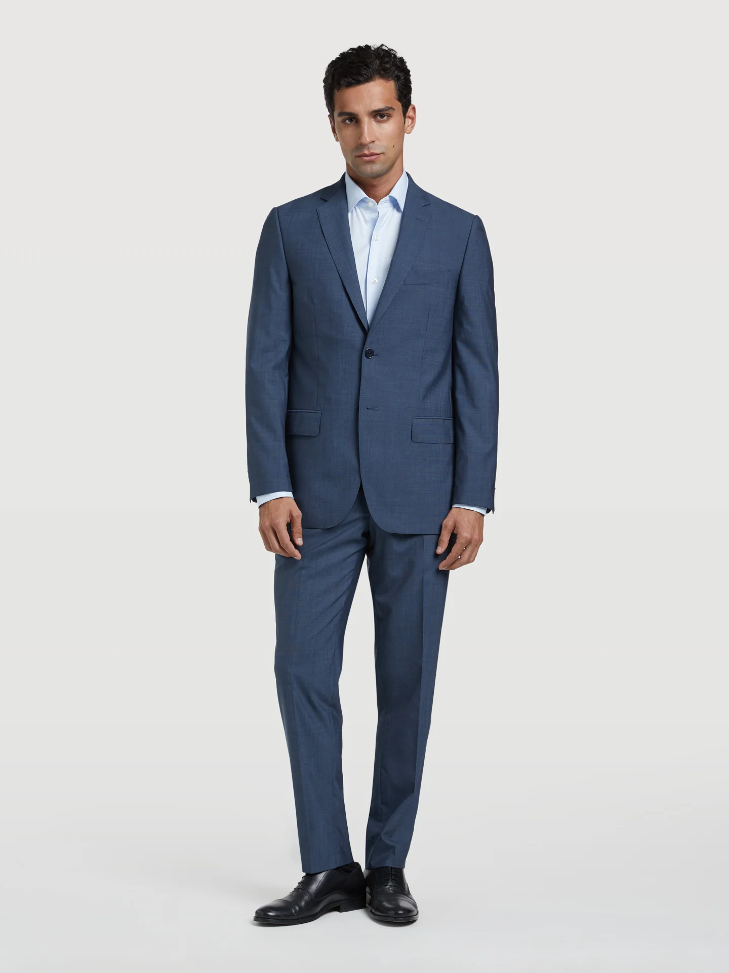 Slim Fit Business Nailhead Suit