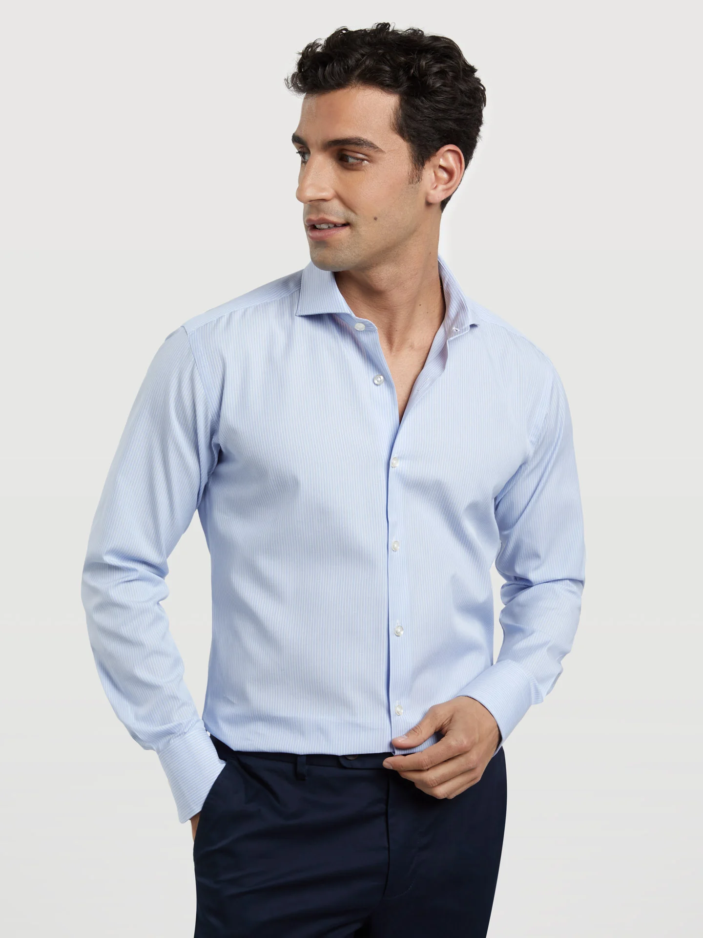 Slim Fit Business stripes Formal Shirt