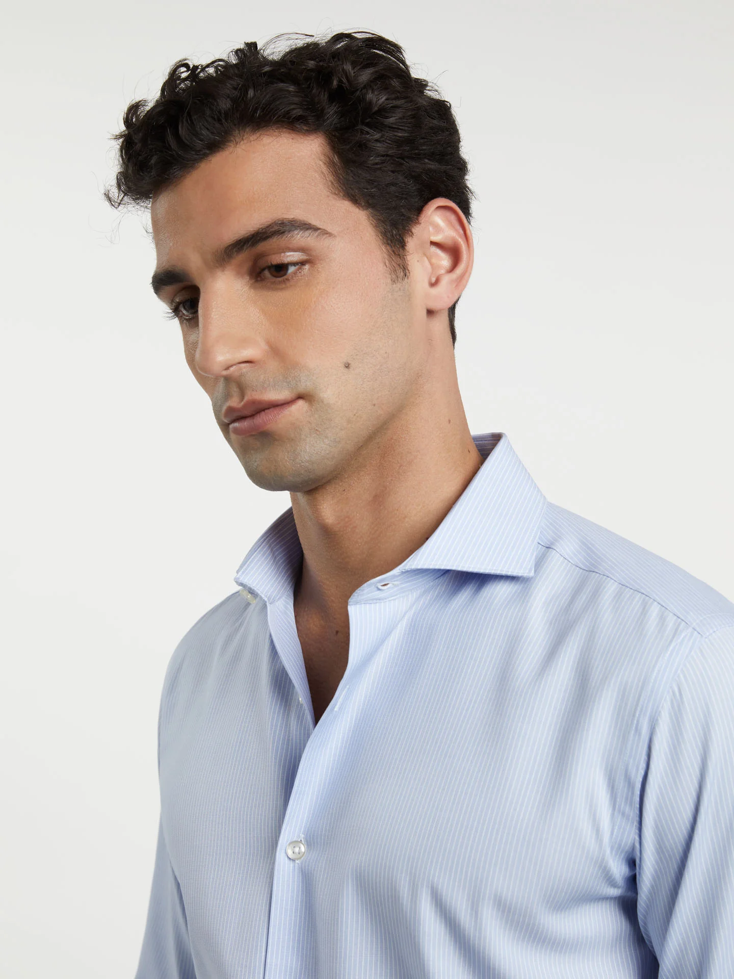 Slim Fit Business stripes Formal Shirt - Image 2