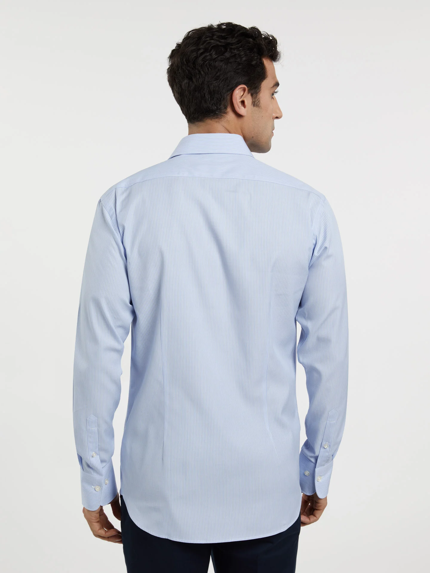 Slim Fit Business stripes Formal Shirt - Image 3