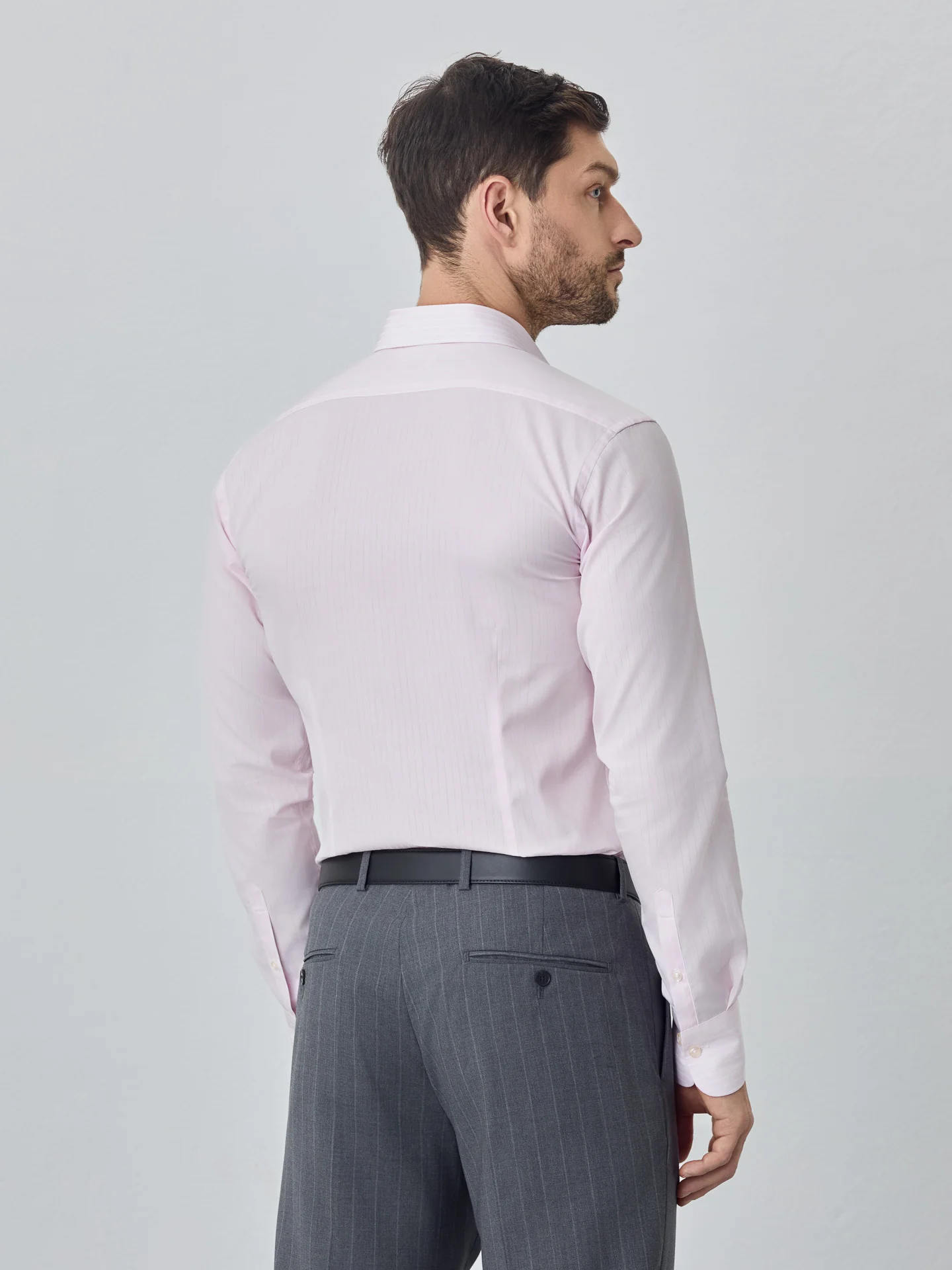 Slim fit business stripes shirt - Image 3