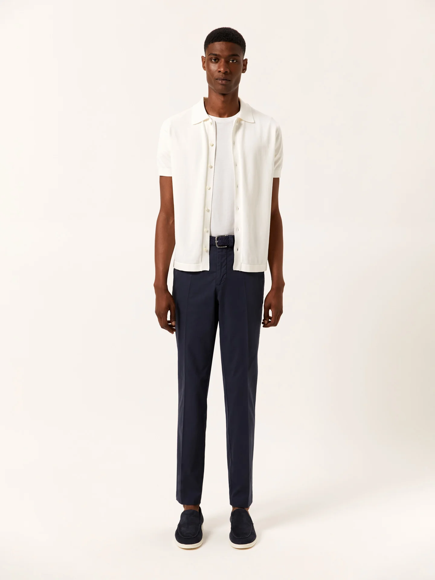 Slim fit Canvas Garment Dye Casual Trousers