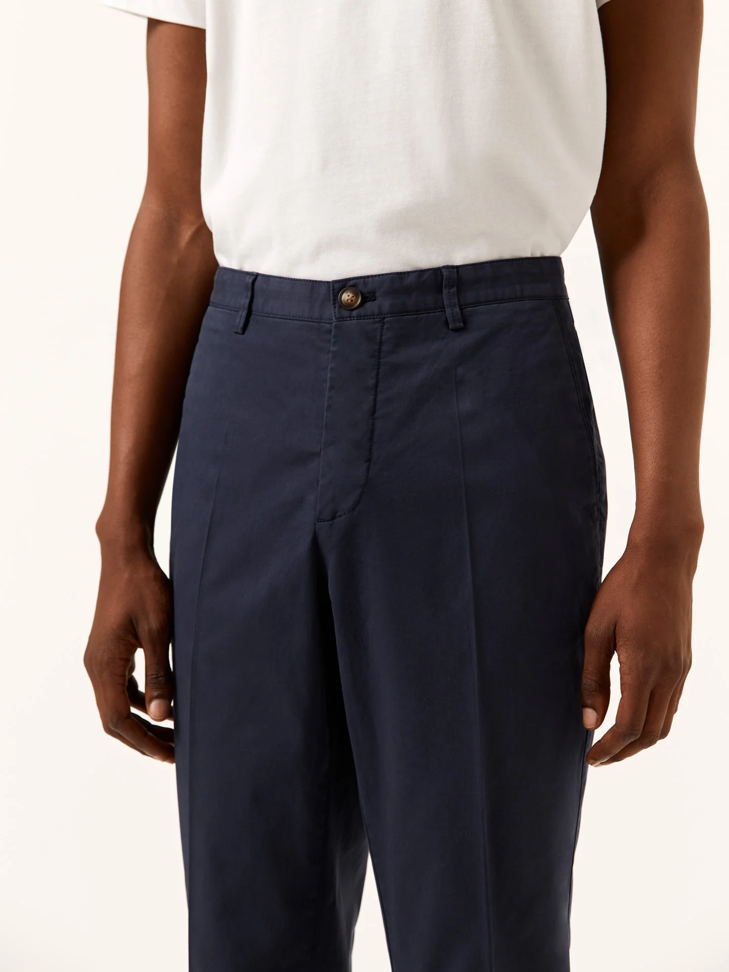 Slim fit Canvas Garment Dye Casual Trousers - Image 2