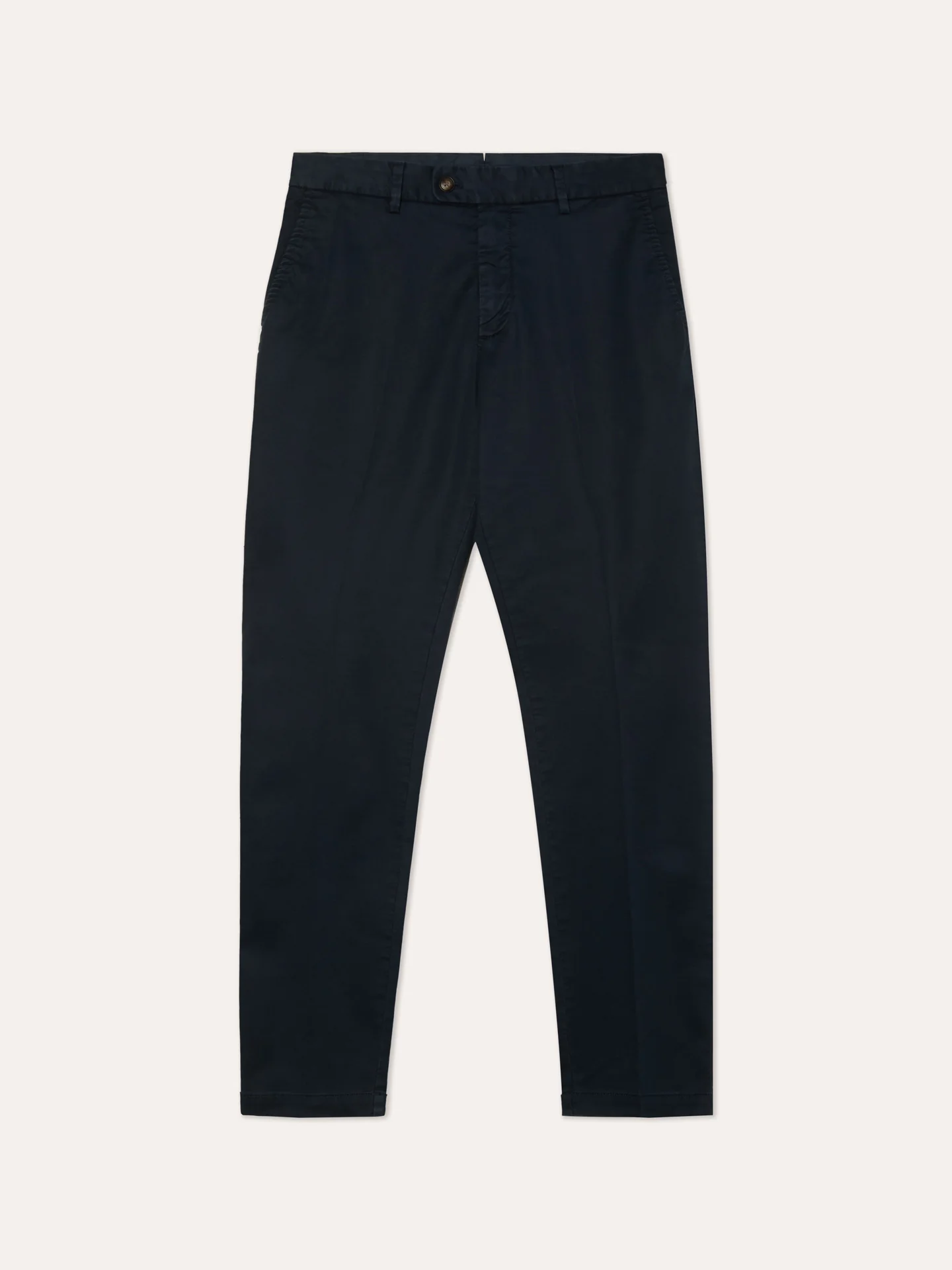 Slim Fit Cashmere Touch Twill Chino In Tencel Blend - Image 5