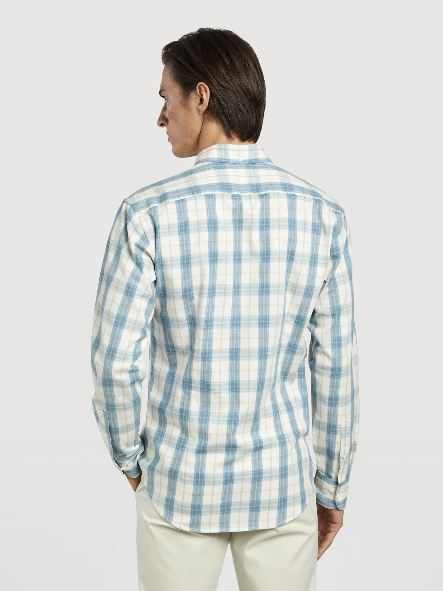 Slim fit casual checks shirt - Image 3