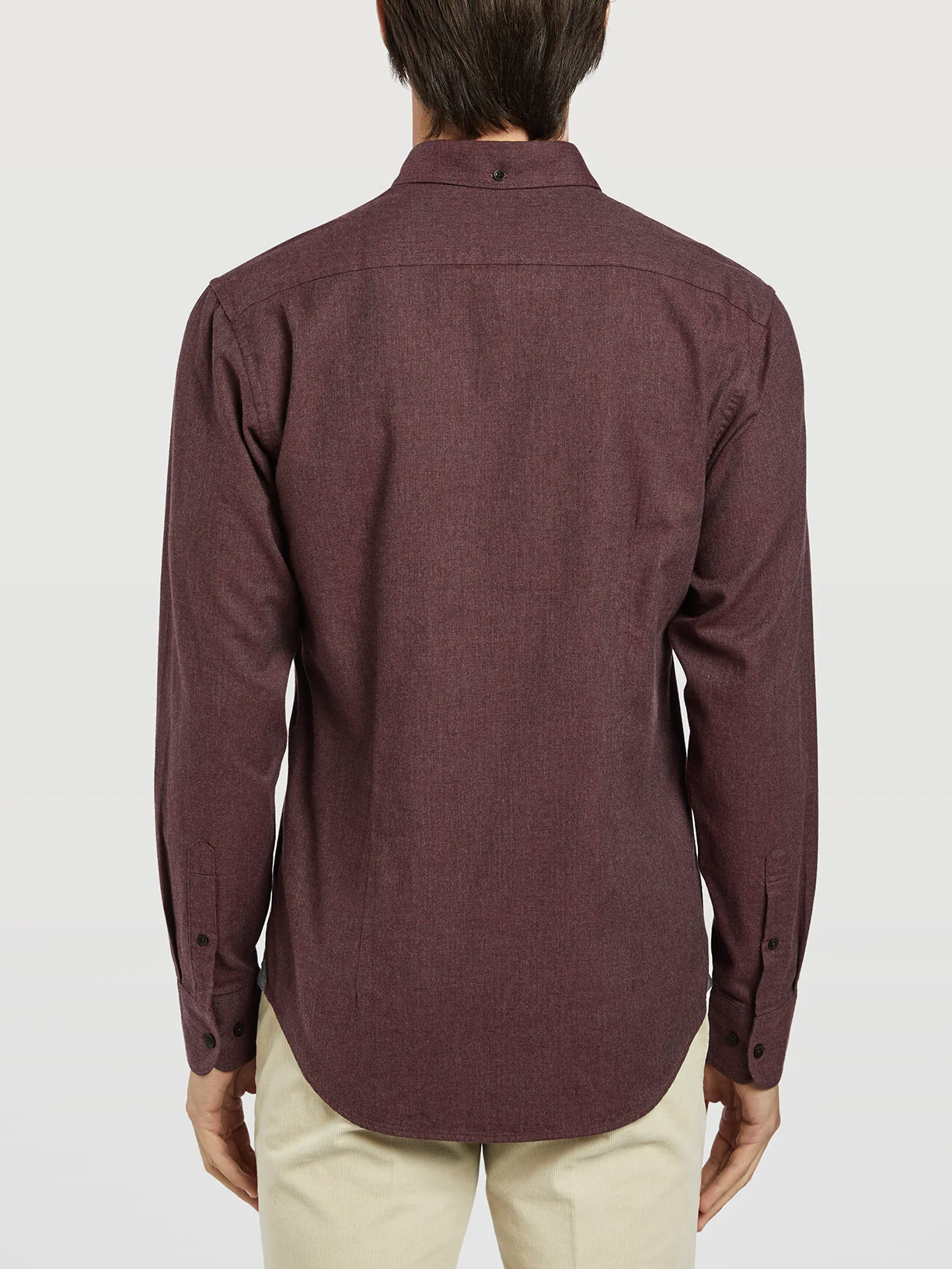Slim fit casual herringbone shirt - Image 3