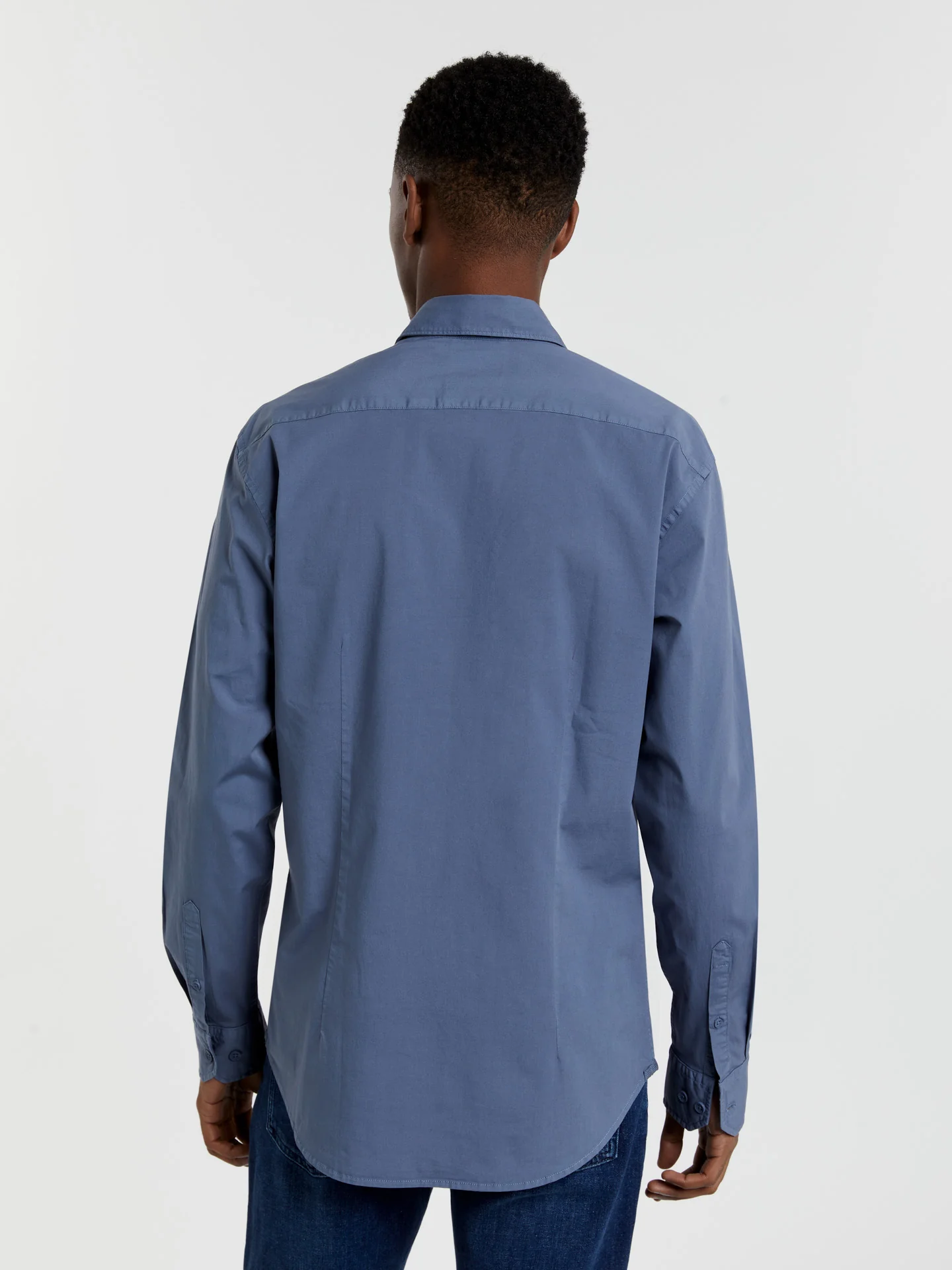 Slim fit comfort poplin garment dye shirt - Image 31