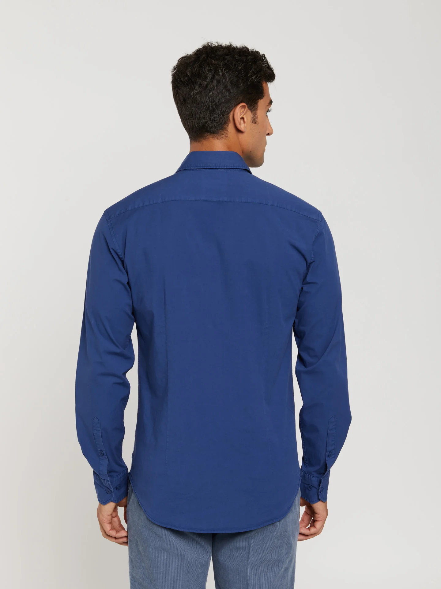 Slim fit comfort poplin garment dye shirt - Image 37