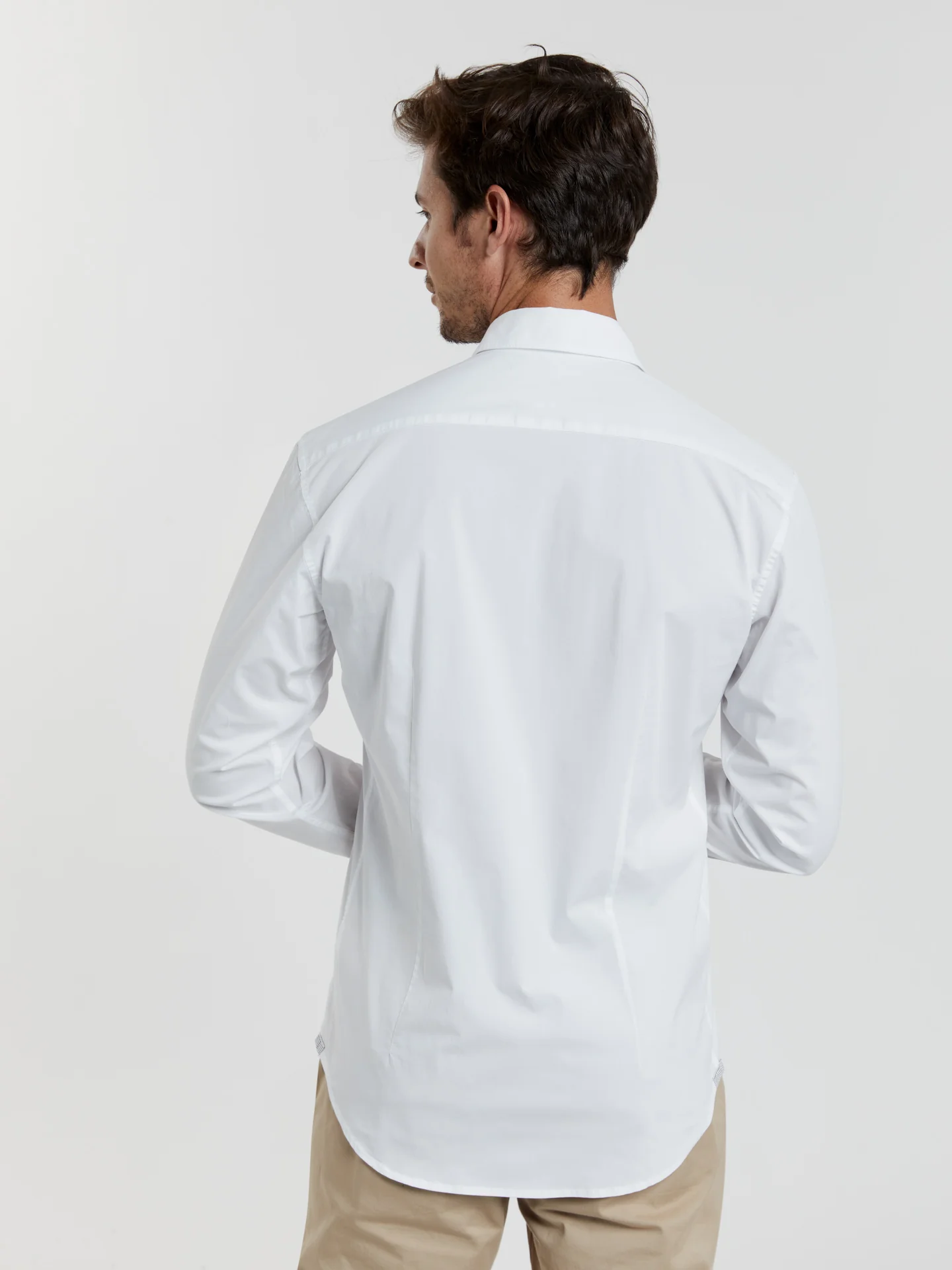Slim fit comfort poplin garment dye shirt - Image 40