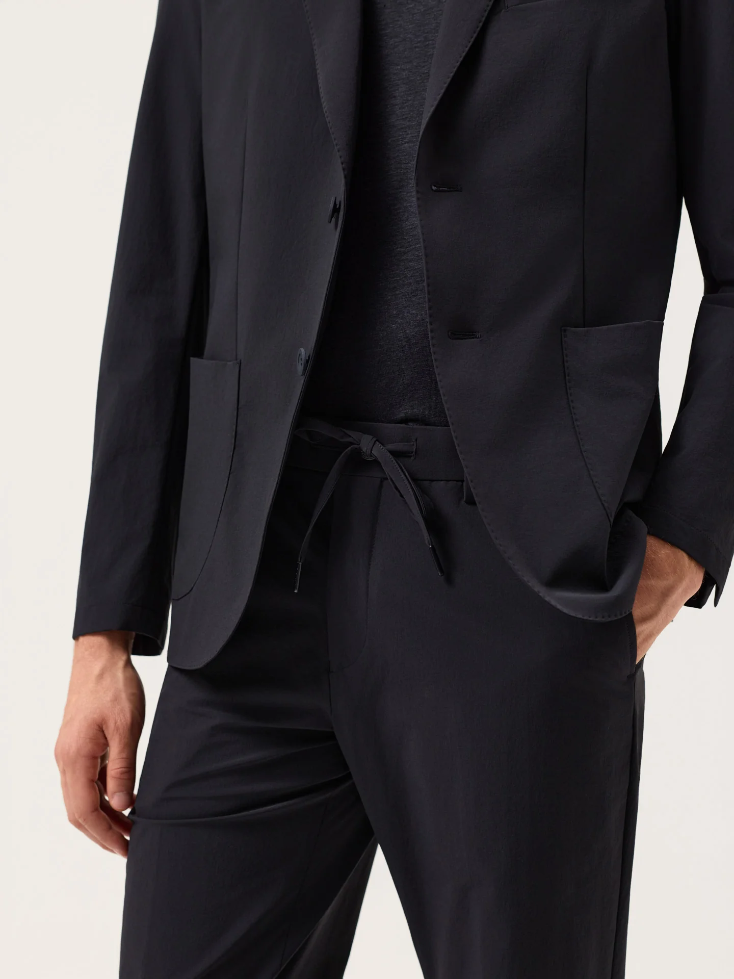 Slim Fit Cordura Travel Suit In Technical Stretch Fabric - Image 2