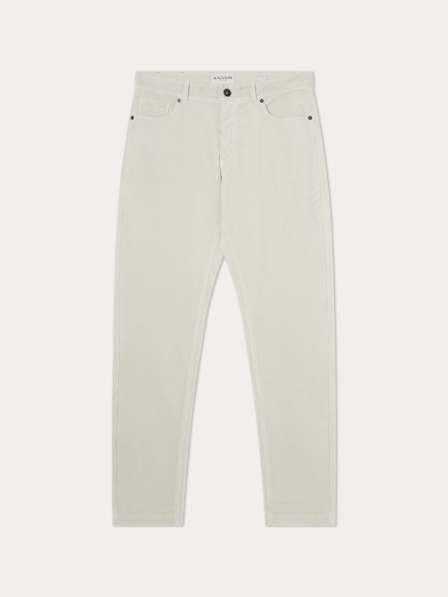 Slim Fit Corduroy Chino In Cotton-Modal Blend - Image 4