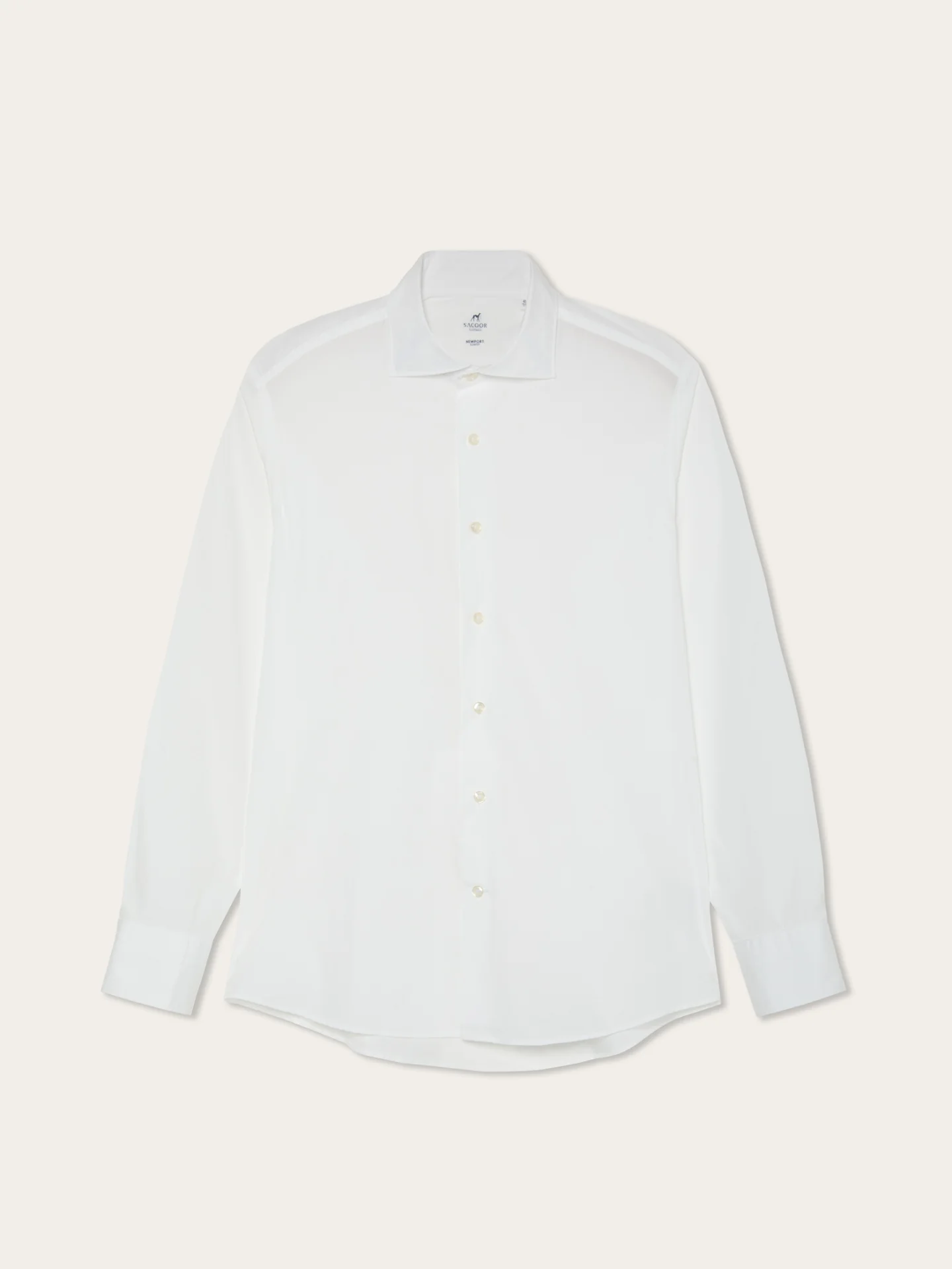 Slim Fit Cotton Formal Shirt With Newport Collar - Image 5