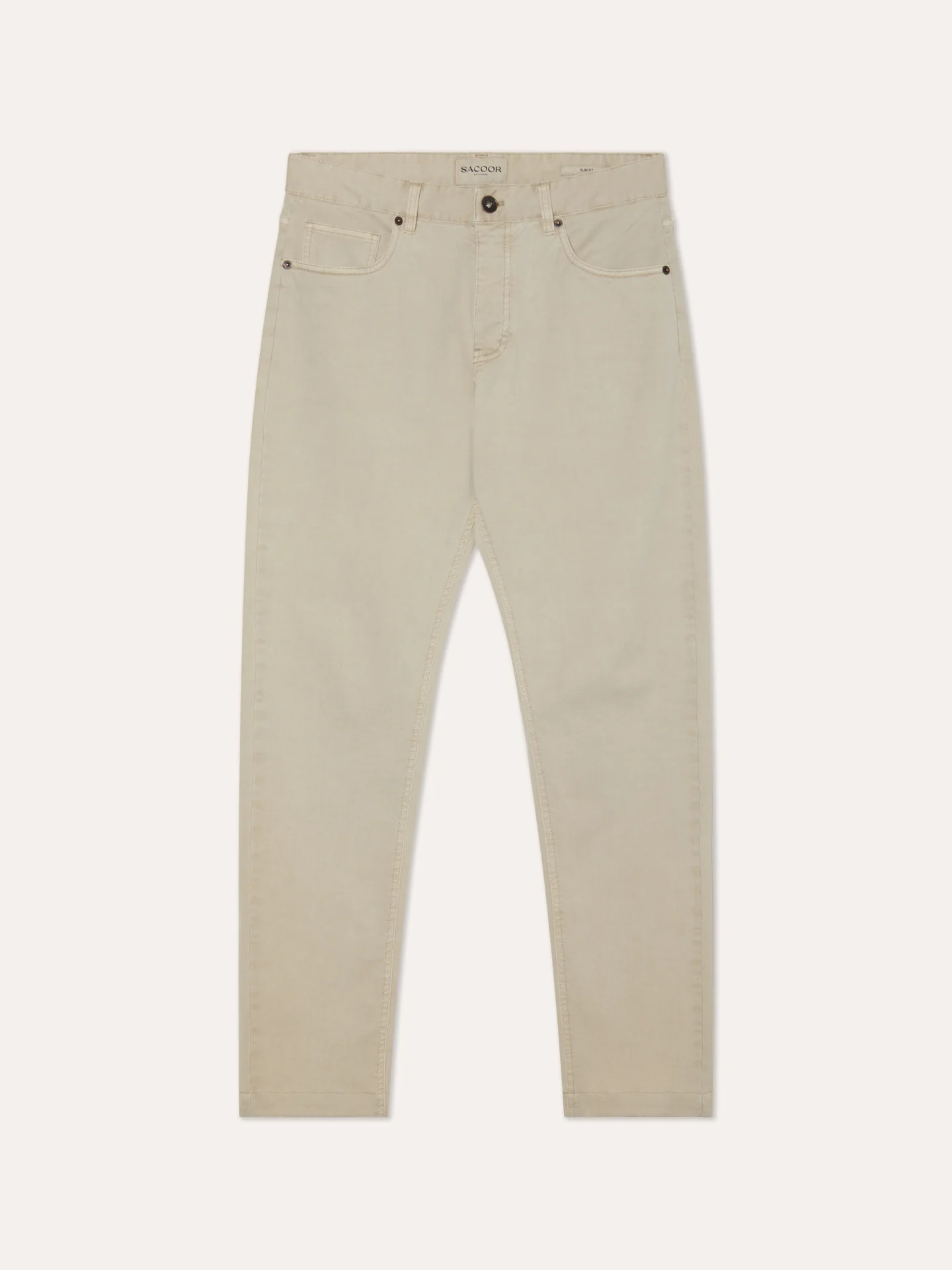 Slim Fit Denim In Tencel Cotton Blend With Garment Dye - Image 13