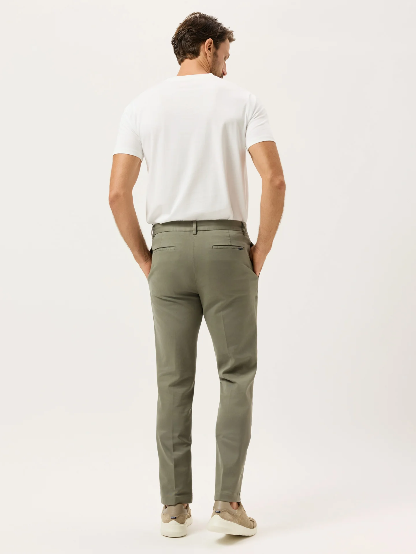 Slim Fit Faded Twill Chino With Garment Dyed Finish - Image 19