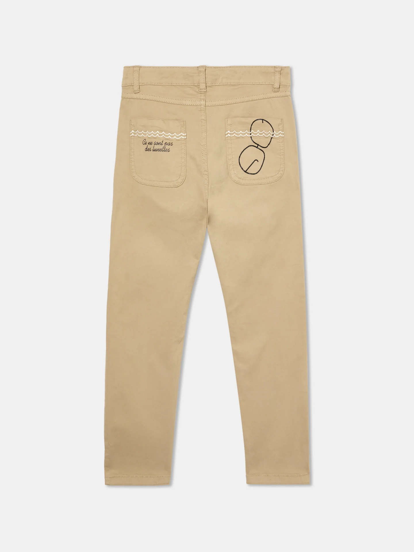 Slim Fit Flare Trousers - Image 2