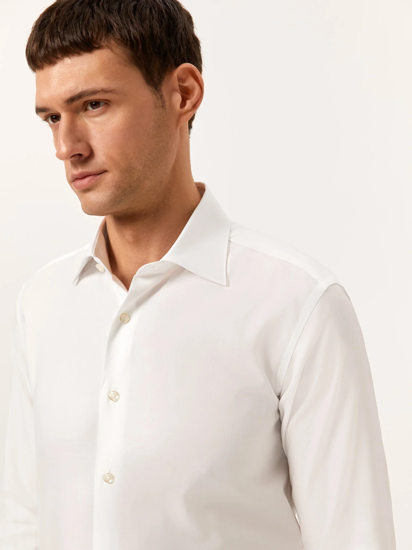 Slim Fit Formal Oxford Shirt in 100% Cotton - Image 2