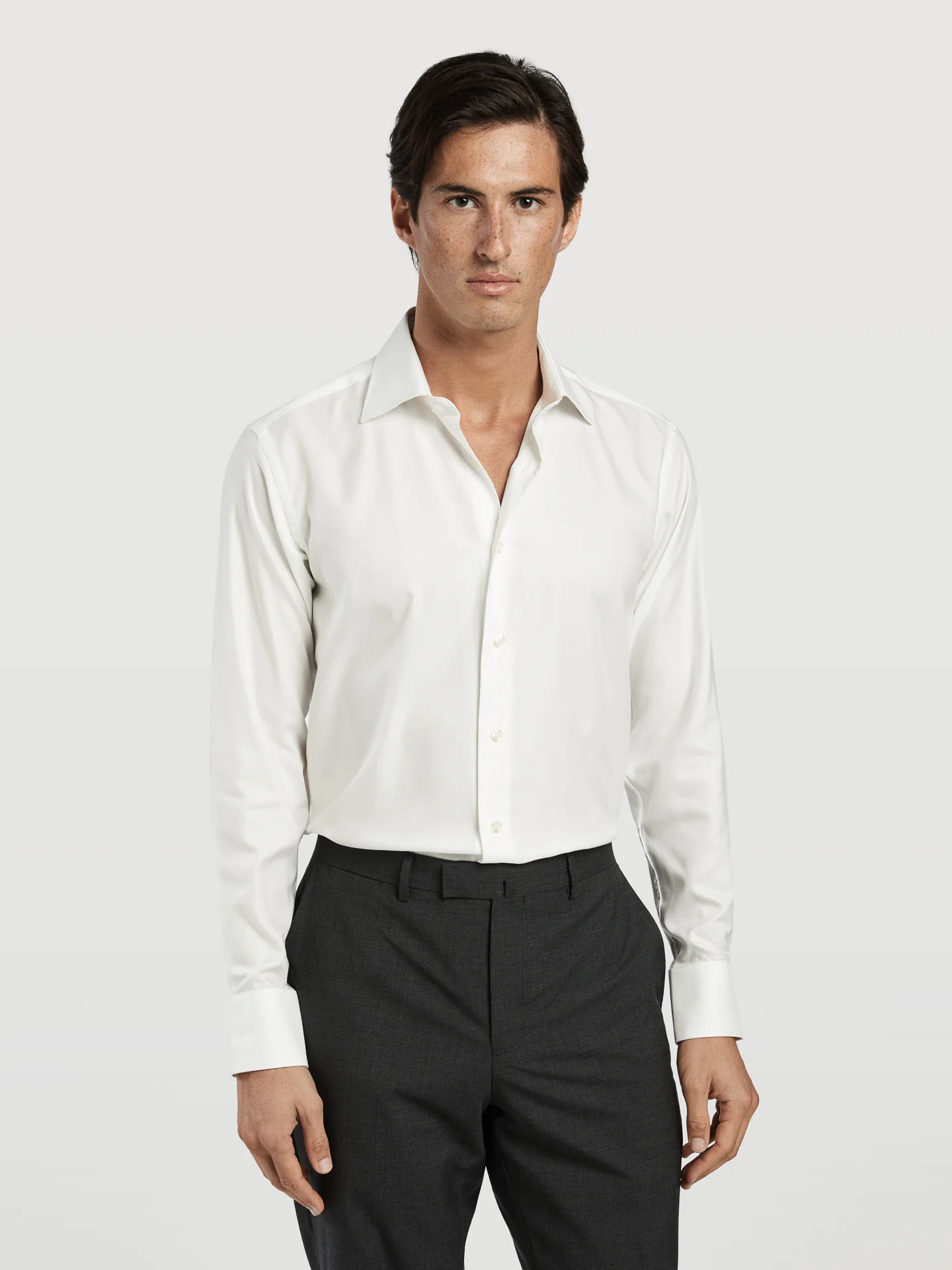 Slim Fit Formal Oxford Shirt in 100% Cotton