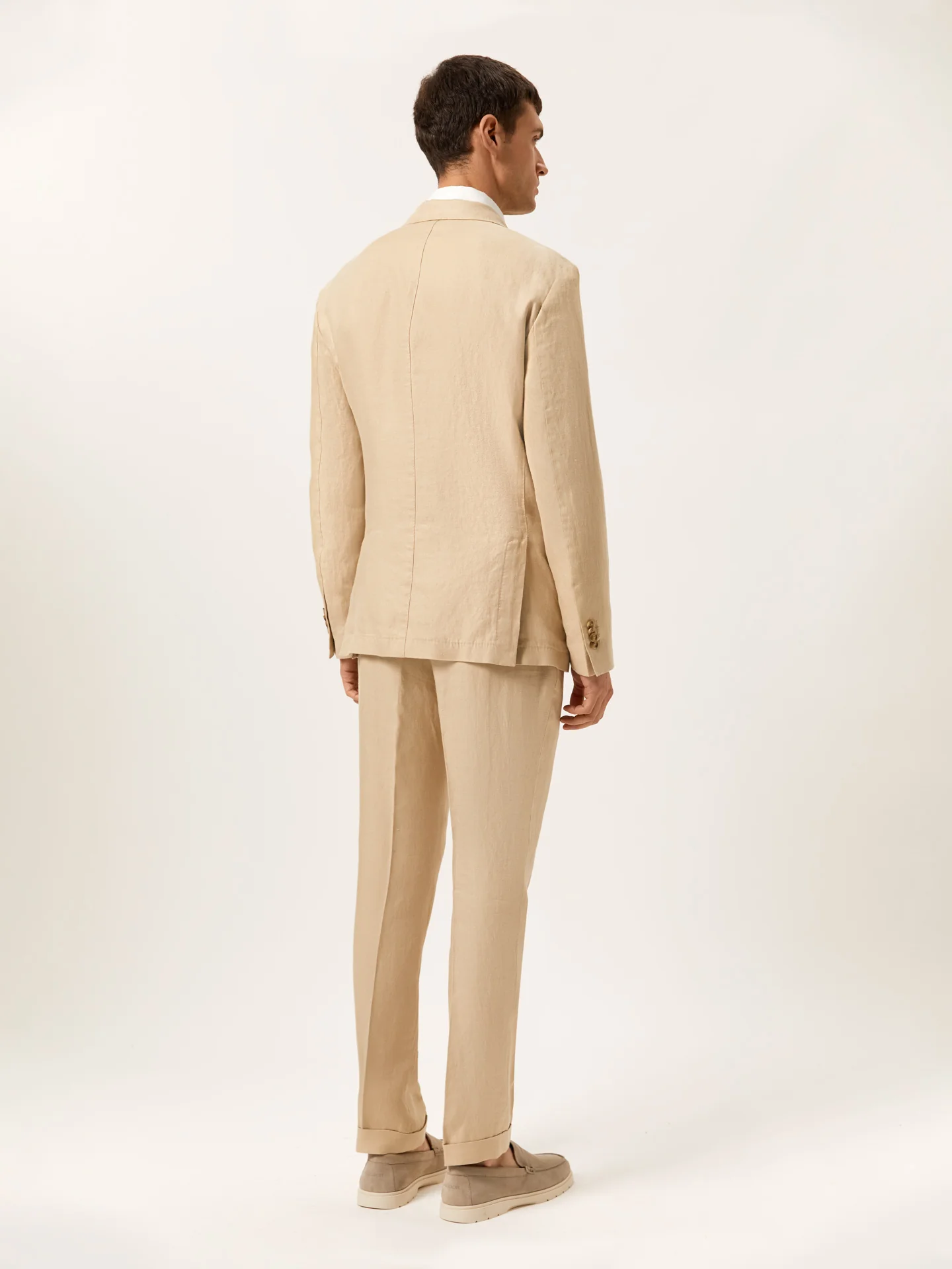 Slim Fit Formal Suit in 100% Linen - Image 4