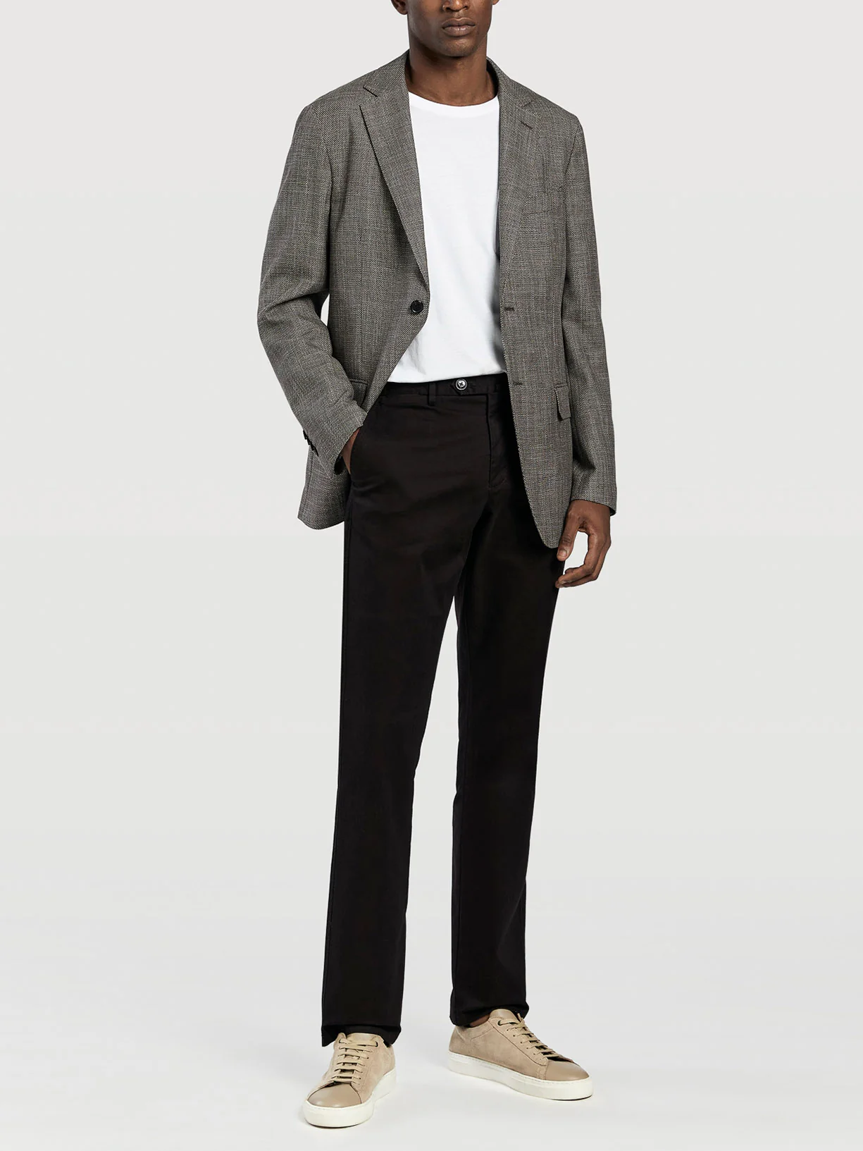 Slim fit garment dye chino trousers - Image 4