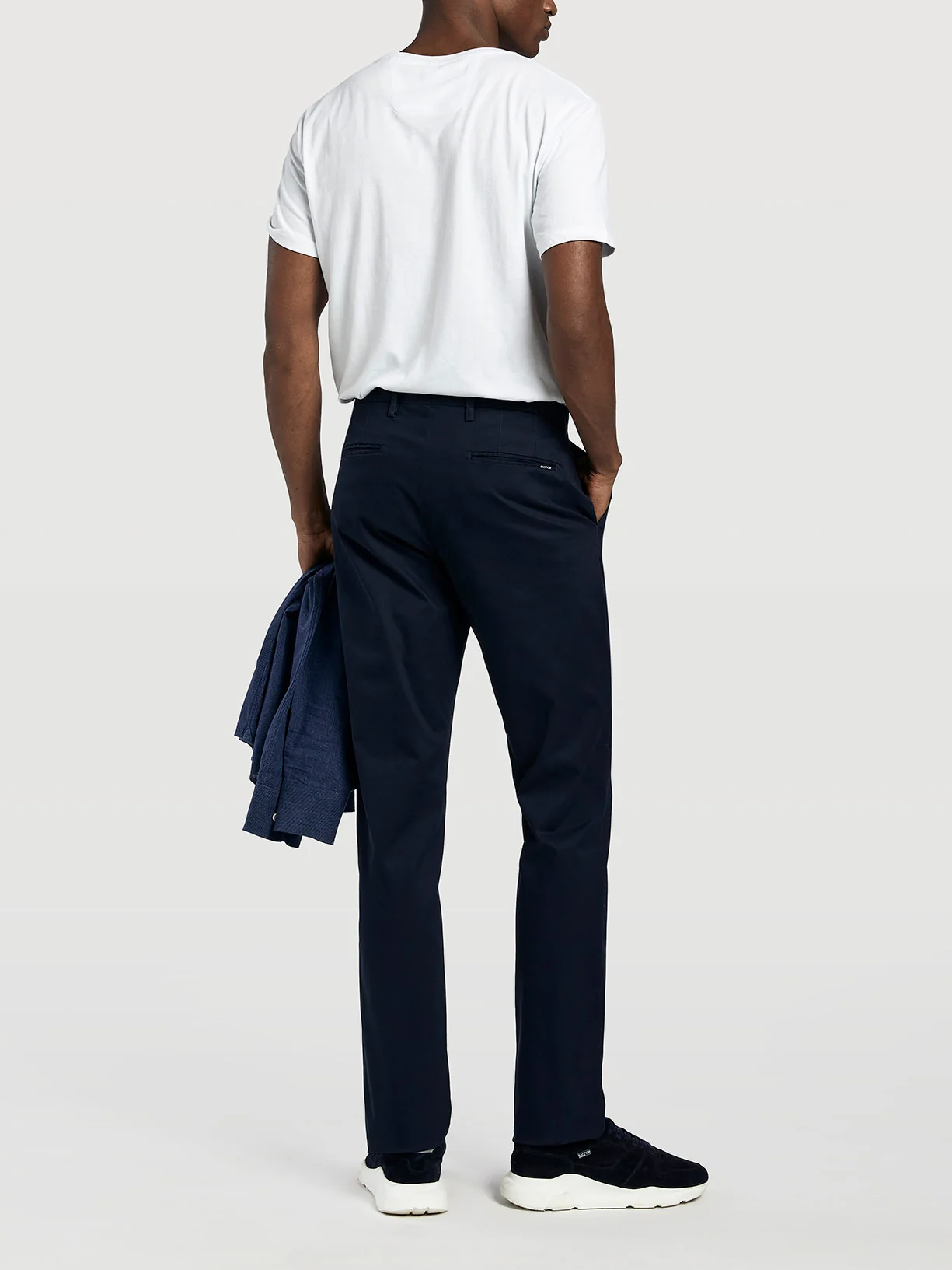 Slim fit garment dye chino trousers - Image 6