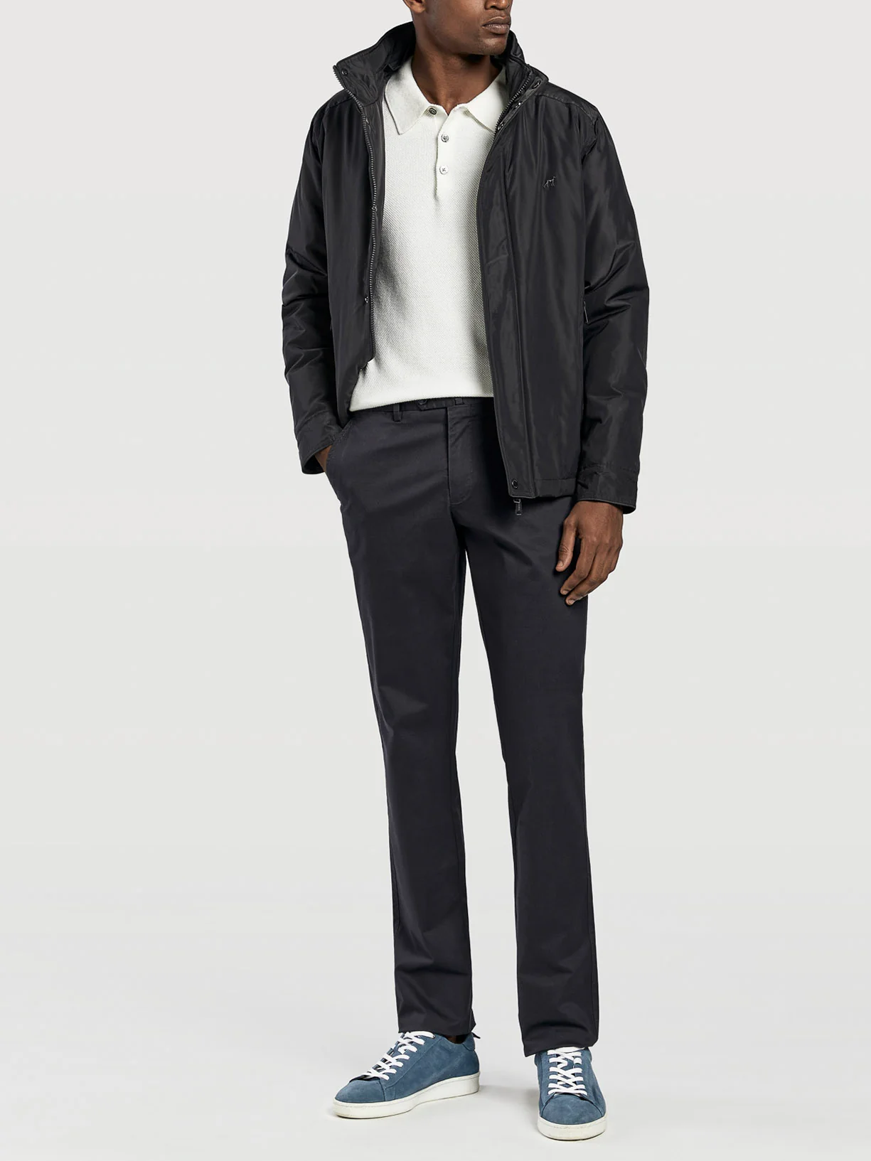 Slim fit garment dye chino trousers - Image 9
