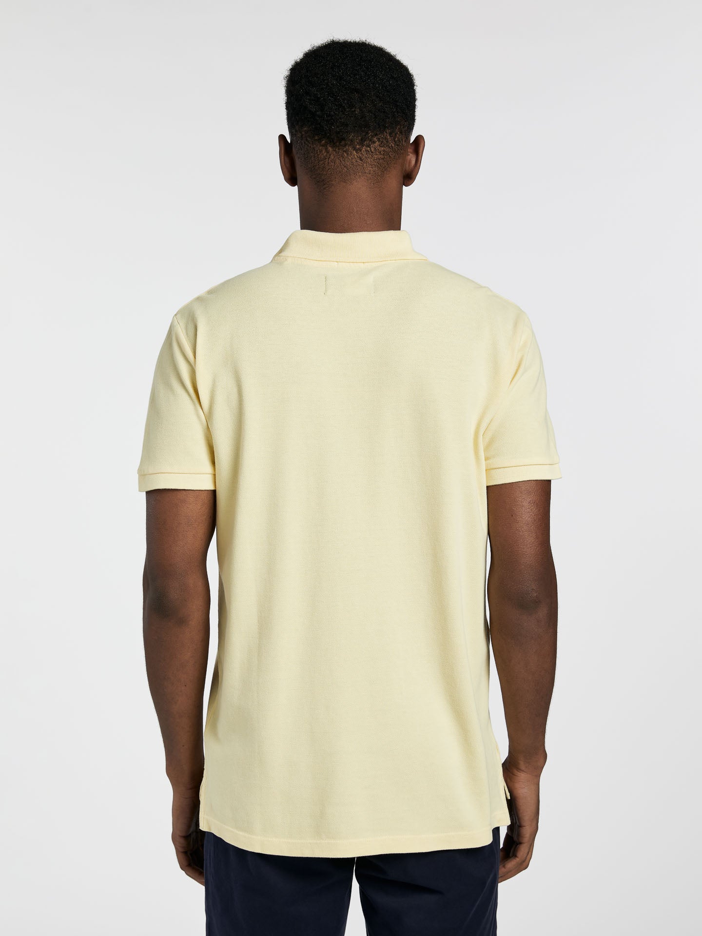 Slim fit garment dye piqué polo shirt - Image 6