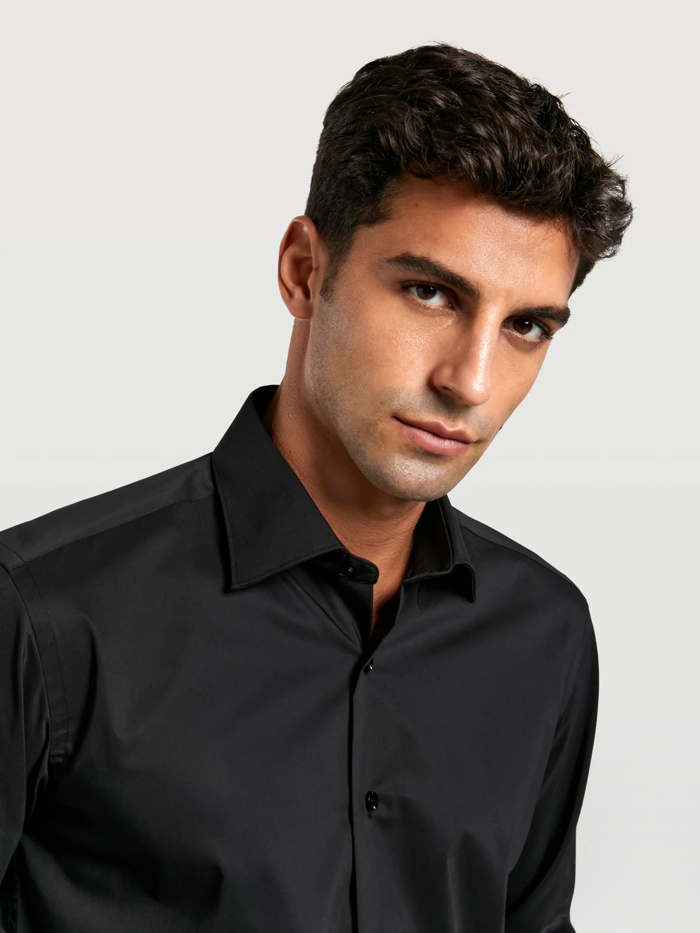 Slim fit k-easy plain poplin comfort formal shirt